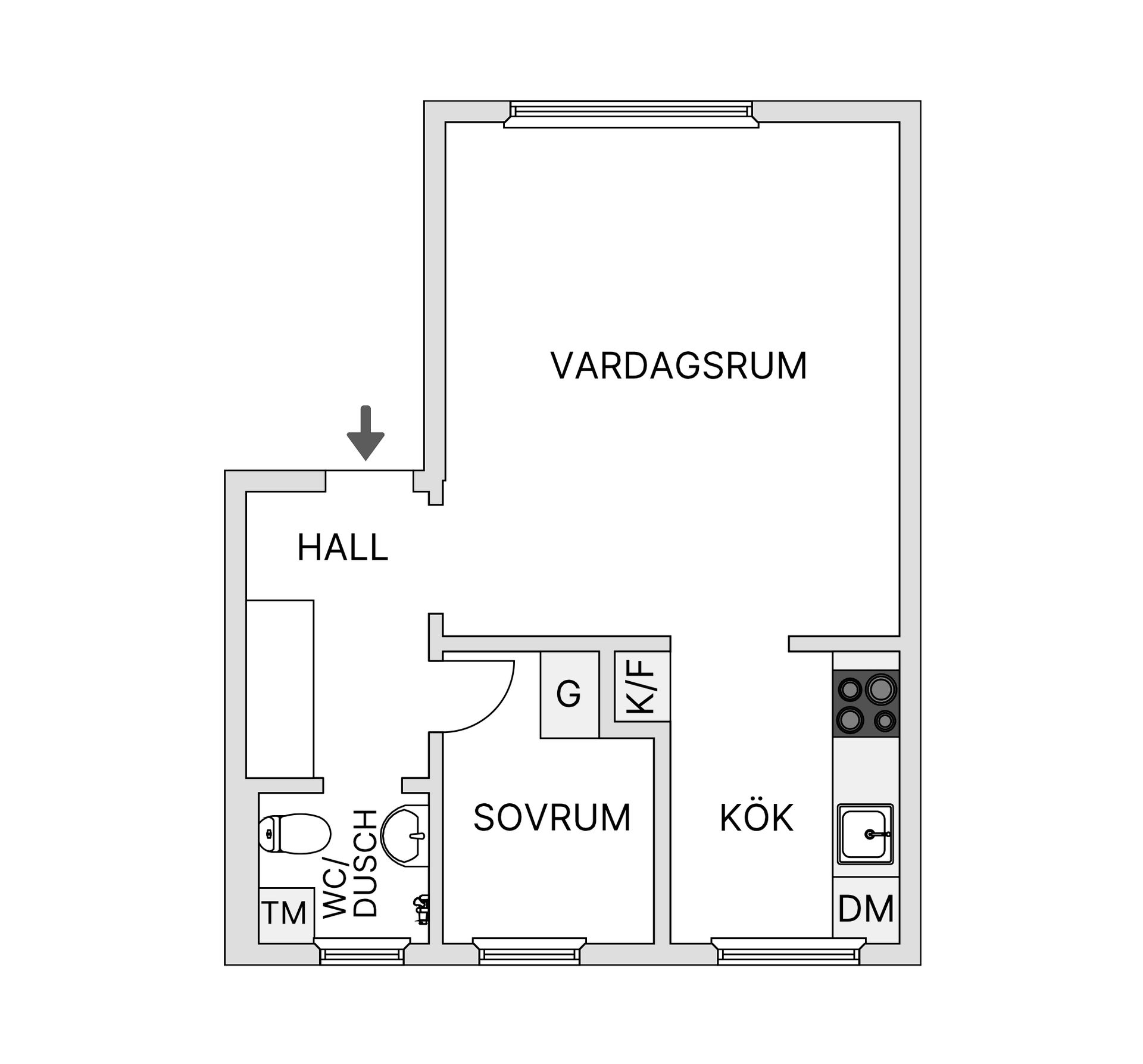 Bostadsrätt, Pingstvägen 50, Telefonplan - Midsommarkransen, Stockholm
