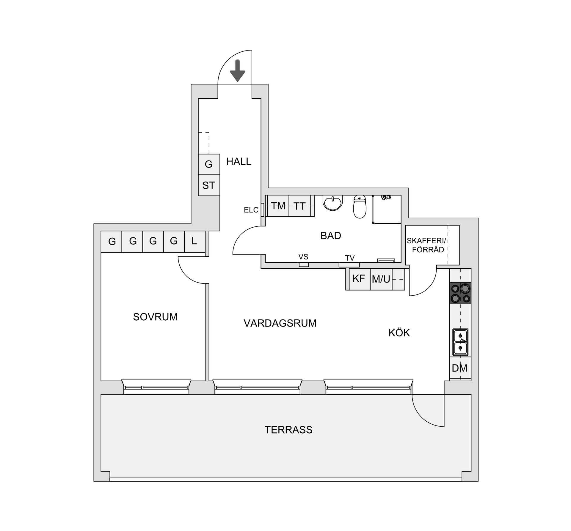 Bostadsrätt, Ferdinand Bobergs väg 15, Graninge, Nacka