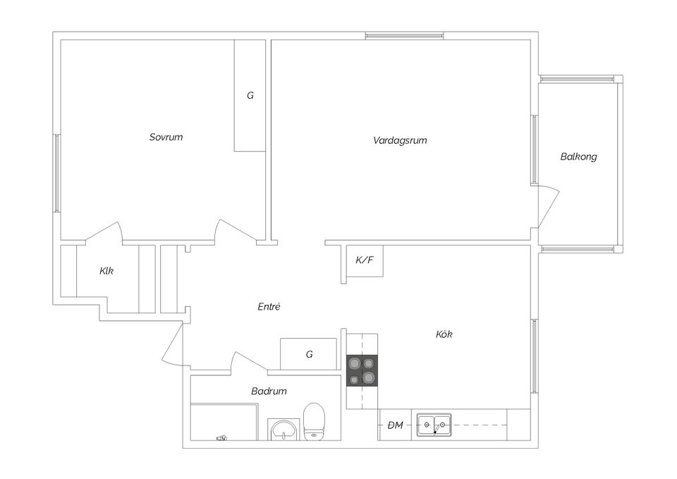 Bostadsrätt, Grangärdesvägen 13B, Surte, Ale