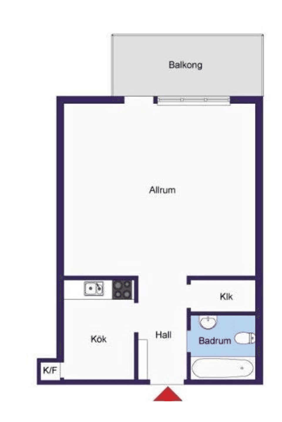 Bostadsrätt, Vaksalagatan 40B, Höganäs, Uppsala