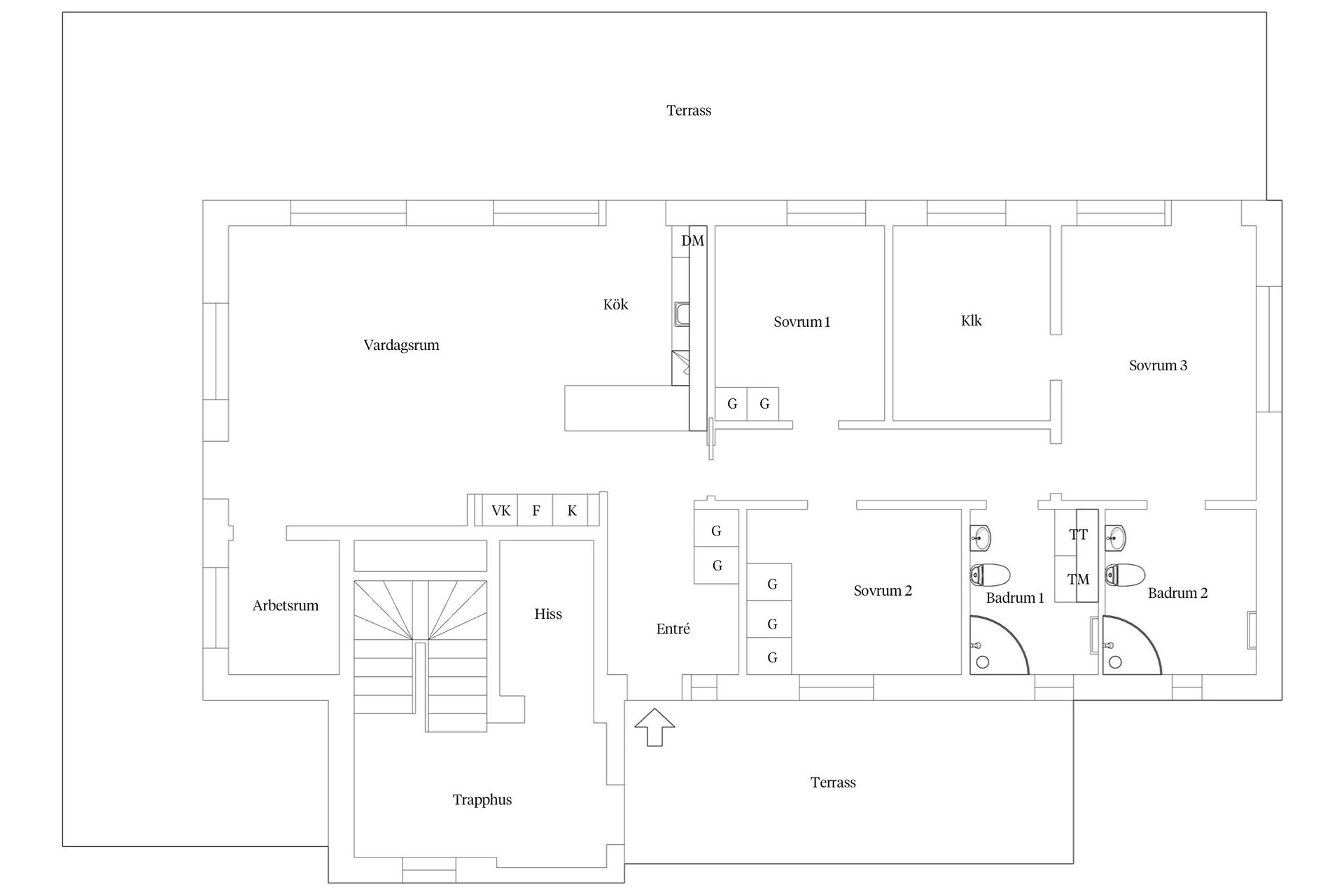 Bostadsrätt, Ribbingsgatan 2A, Byttorp, Borås
