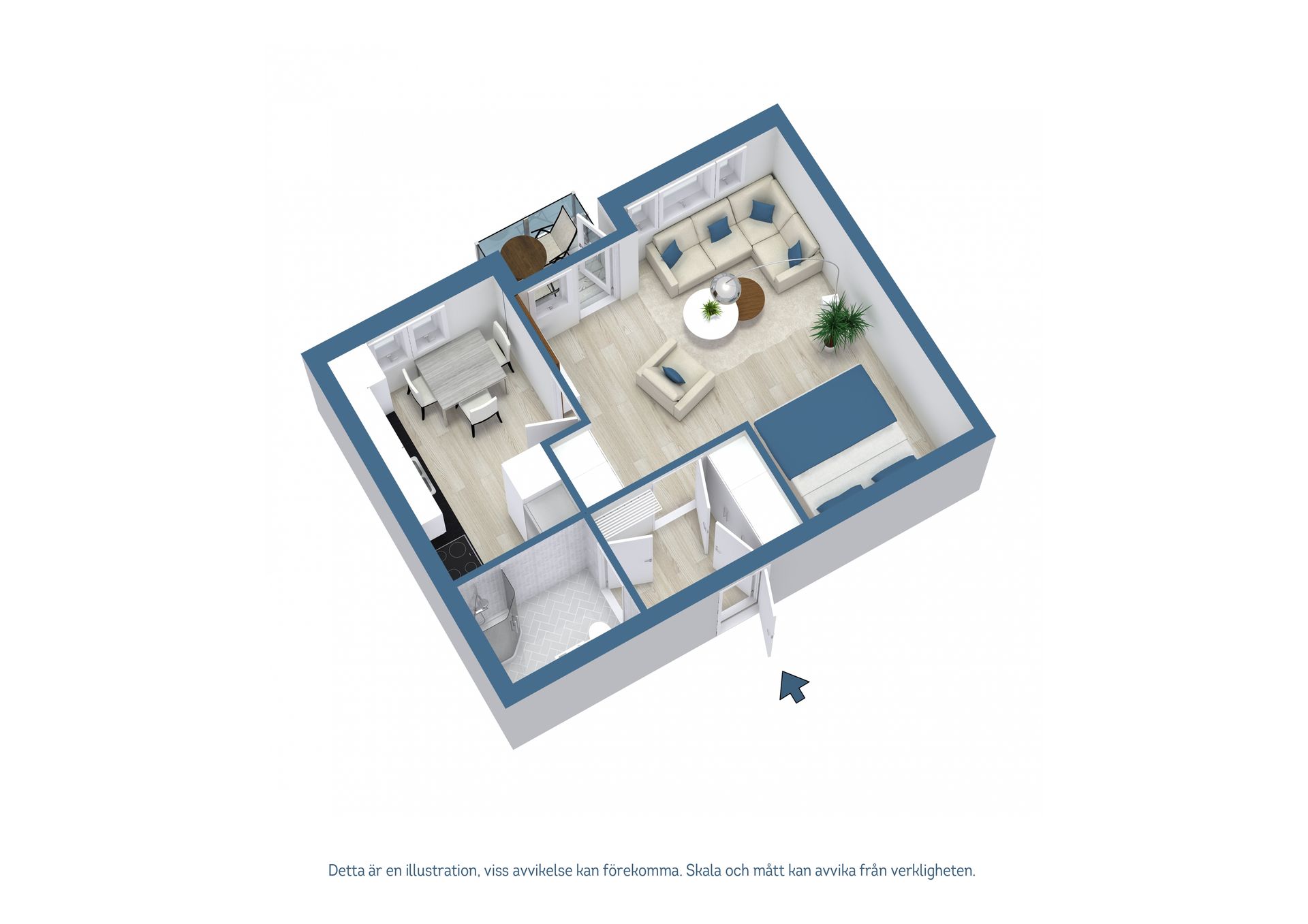 Bostadsrätt, Gripenbergsvägen 6, Tierp