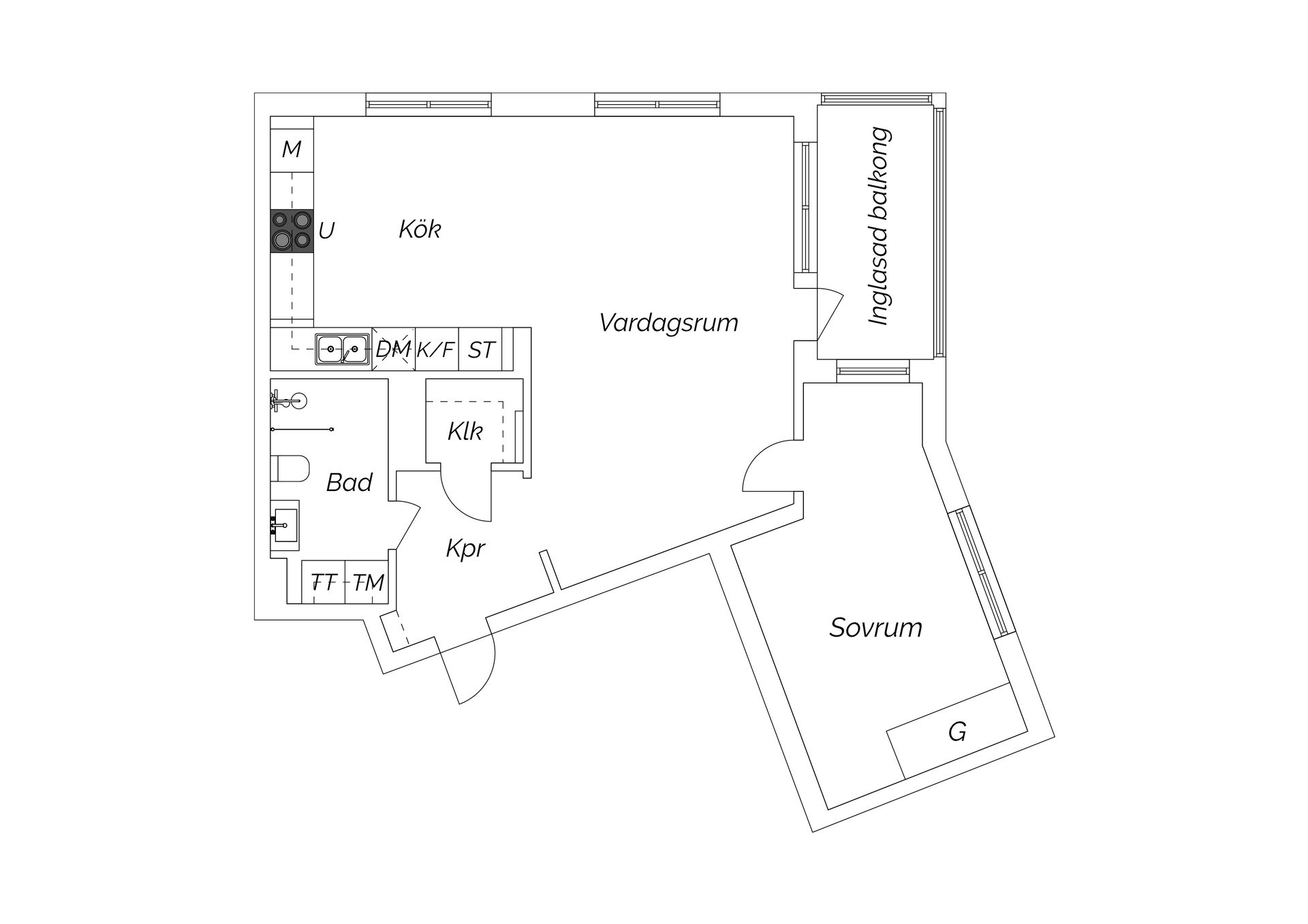 Bostadsrätt, Fridensborgsvägen 22, Järvastaden, Solna