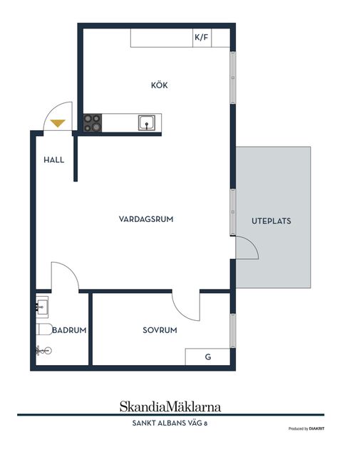 Bostadsrätt, Sankt Albans väg 8, Hallunda, Botkyrka