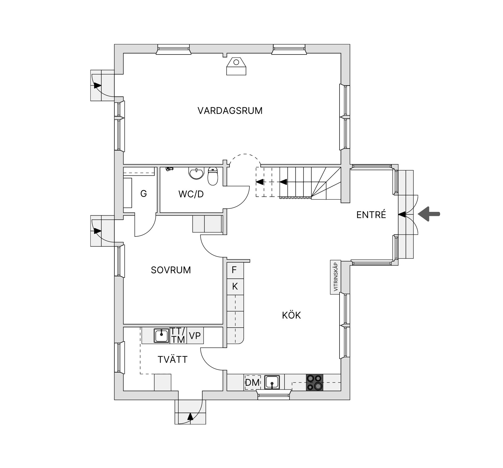 Villa, Norra Näs Nyängen 18, Kil