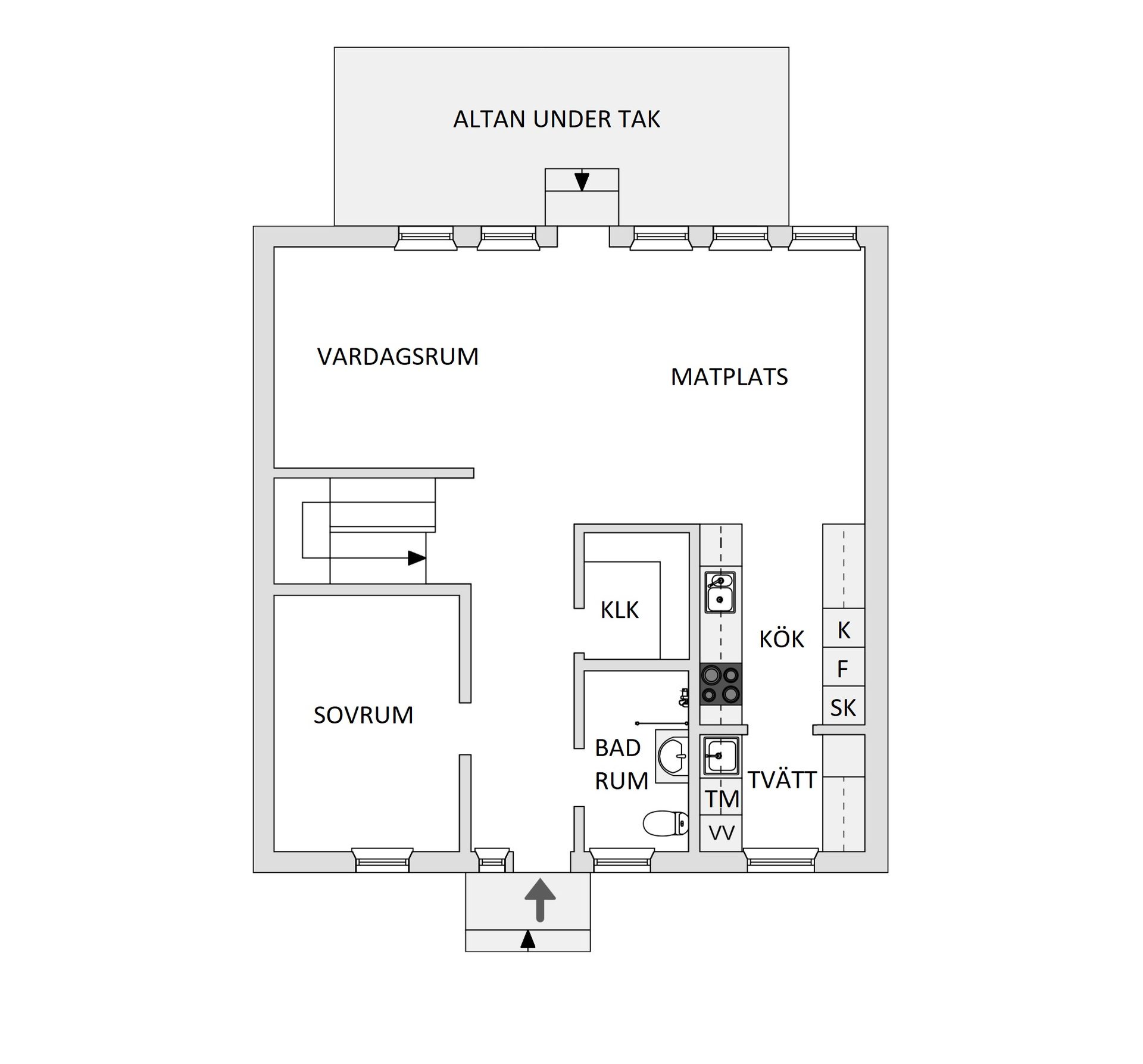 Villa, Hyvelgränd 5, Byske, Skellefteå