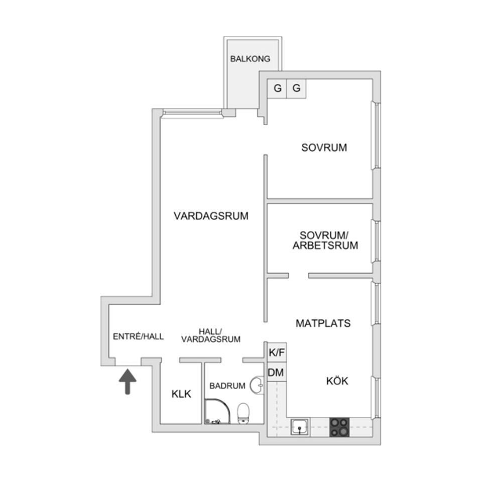 Bostadsrätt, Ivar Claessons Gata 28, Centrum, Kungälv