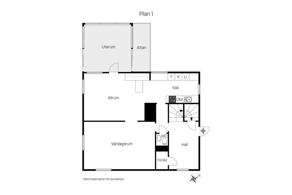 Villa, Storegårdsgatan 4, Mark