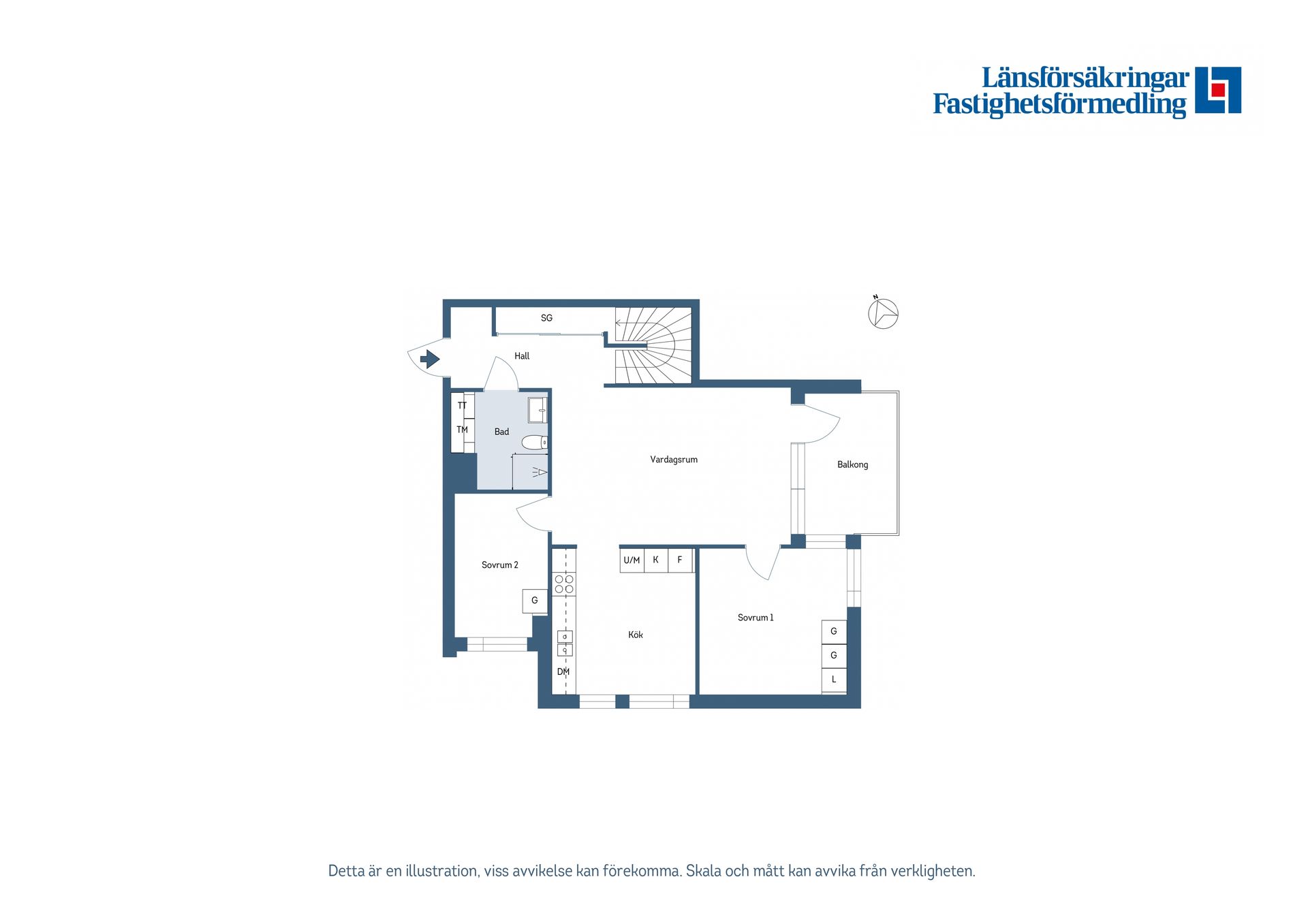 Bostadsrätt, Regementsgatan 46, Strängnäs Centrum, Strängnäs