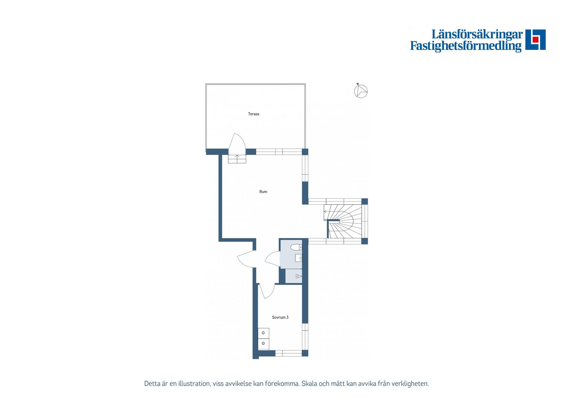 Bostadsrätt, Regementsgatan 46, Strängnäs Centrum, Strängnäs