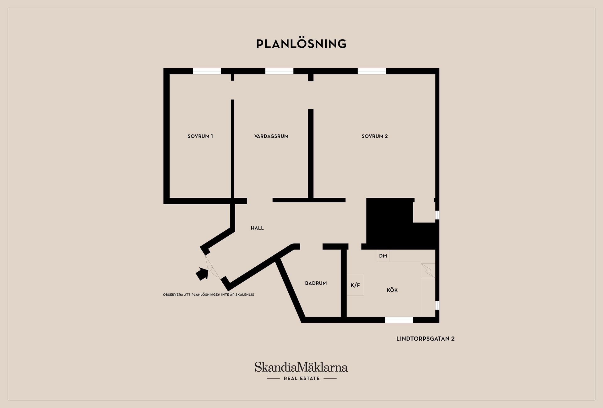 Bostadsrätt, Lindtorpsgatan 2, Centrum, Eskilstuna