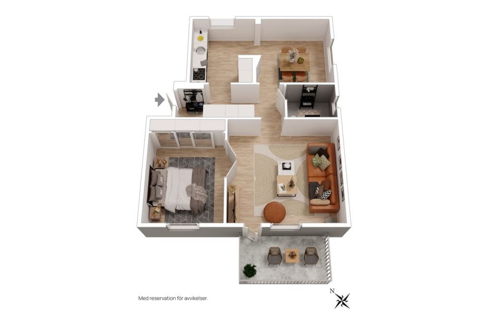 Bostadsrätt, Huldregatan 21a, Borås