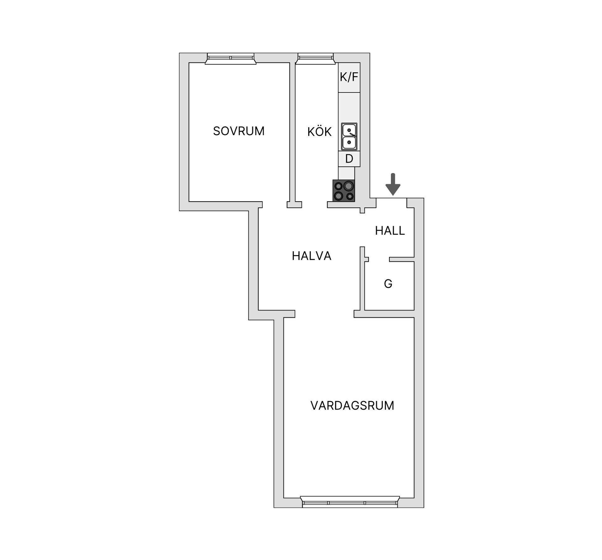Bostadsrätt, Lönngatan 52C, Lönngården, Malmö
