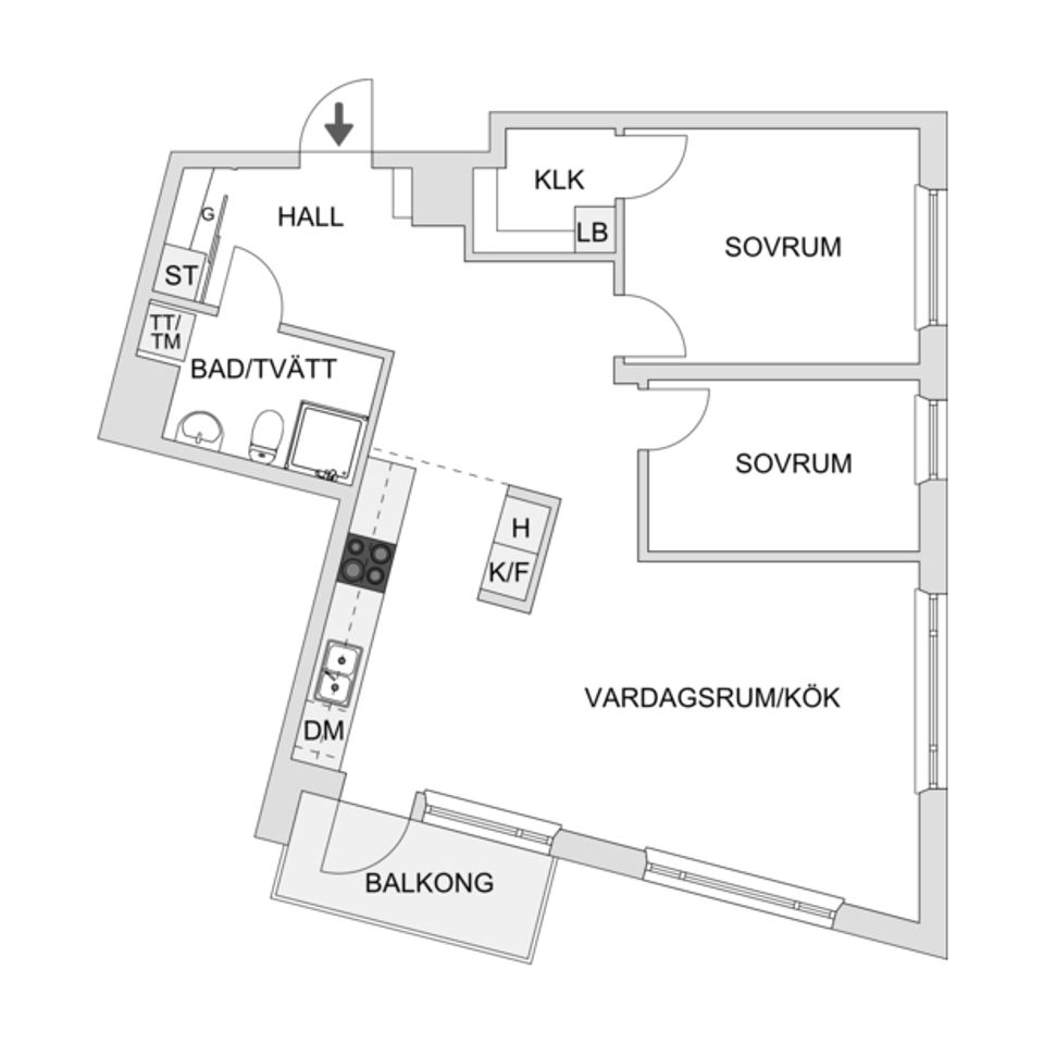 Bostadsrätt, Astris Gata 86, Eriksberg Västra, Göteborg