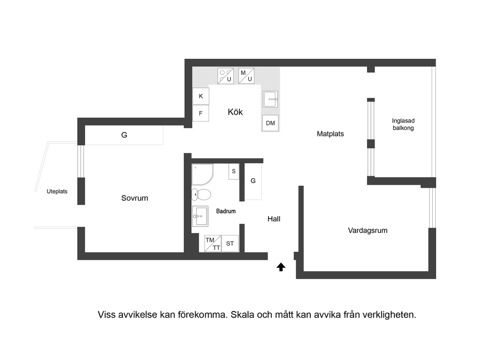 Bostadsrätt, Kapellgatan 7, Norr, Katrineholm