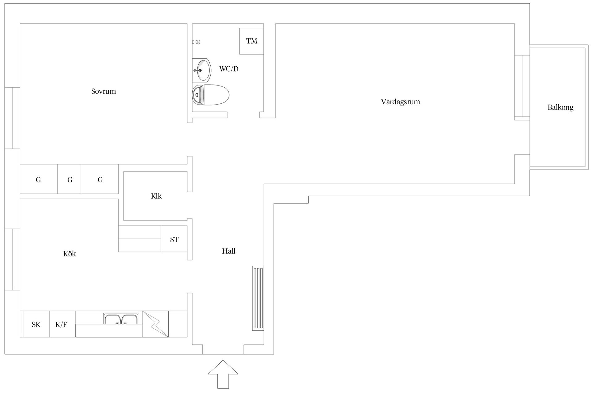 Bostadsrätt, Sturegatan 27, Lugnet, Borås
