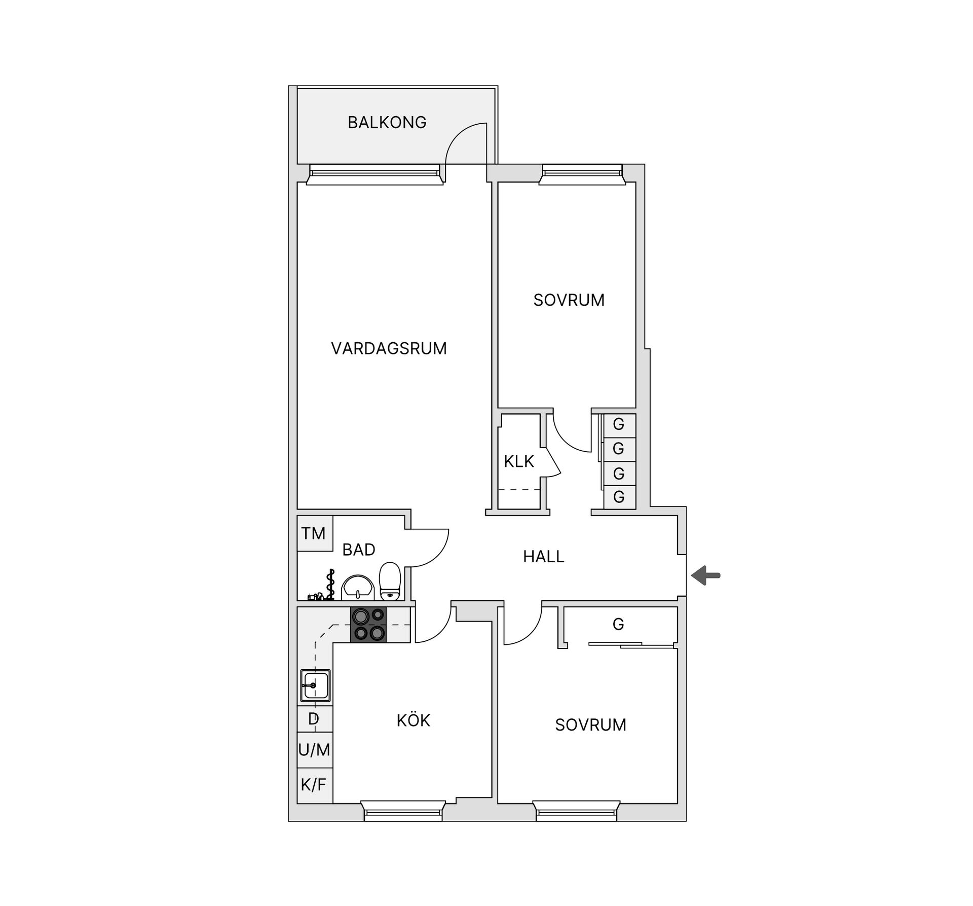 Bostadsrätt, Fröjavägen 10D, Frösön, Östersund