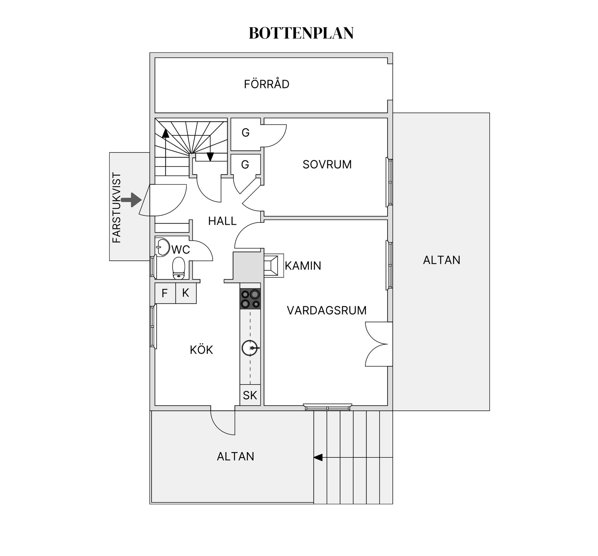 Villa, Häggdalstorpet 411, Brunflo, Östersund