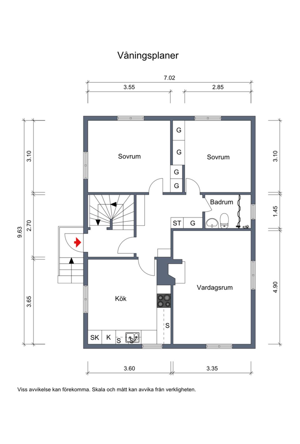 Villa, Tegsnäset 102, Tegsnäset, Vindeln