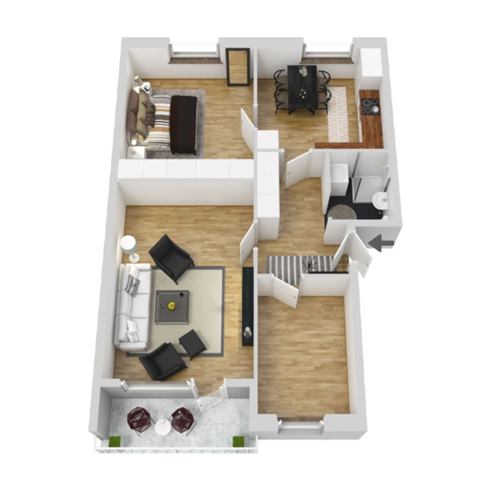 Bostadsrätt, Harabergsplan 1A, Centralt, Ljungby