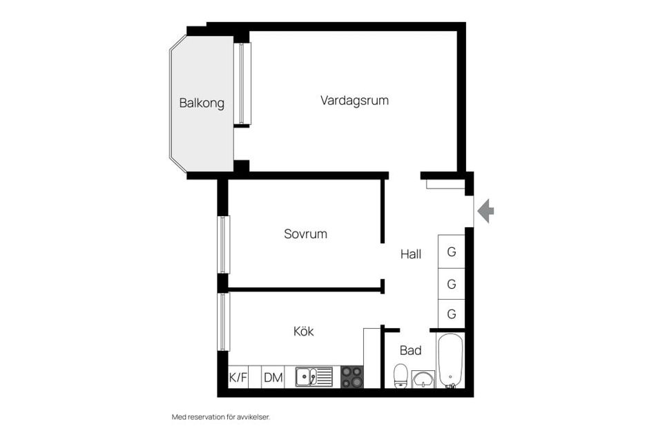 Bostadsrätt, Kronborgsvägen 20D, Kronborg, Malmö