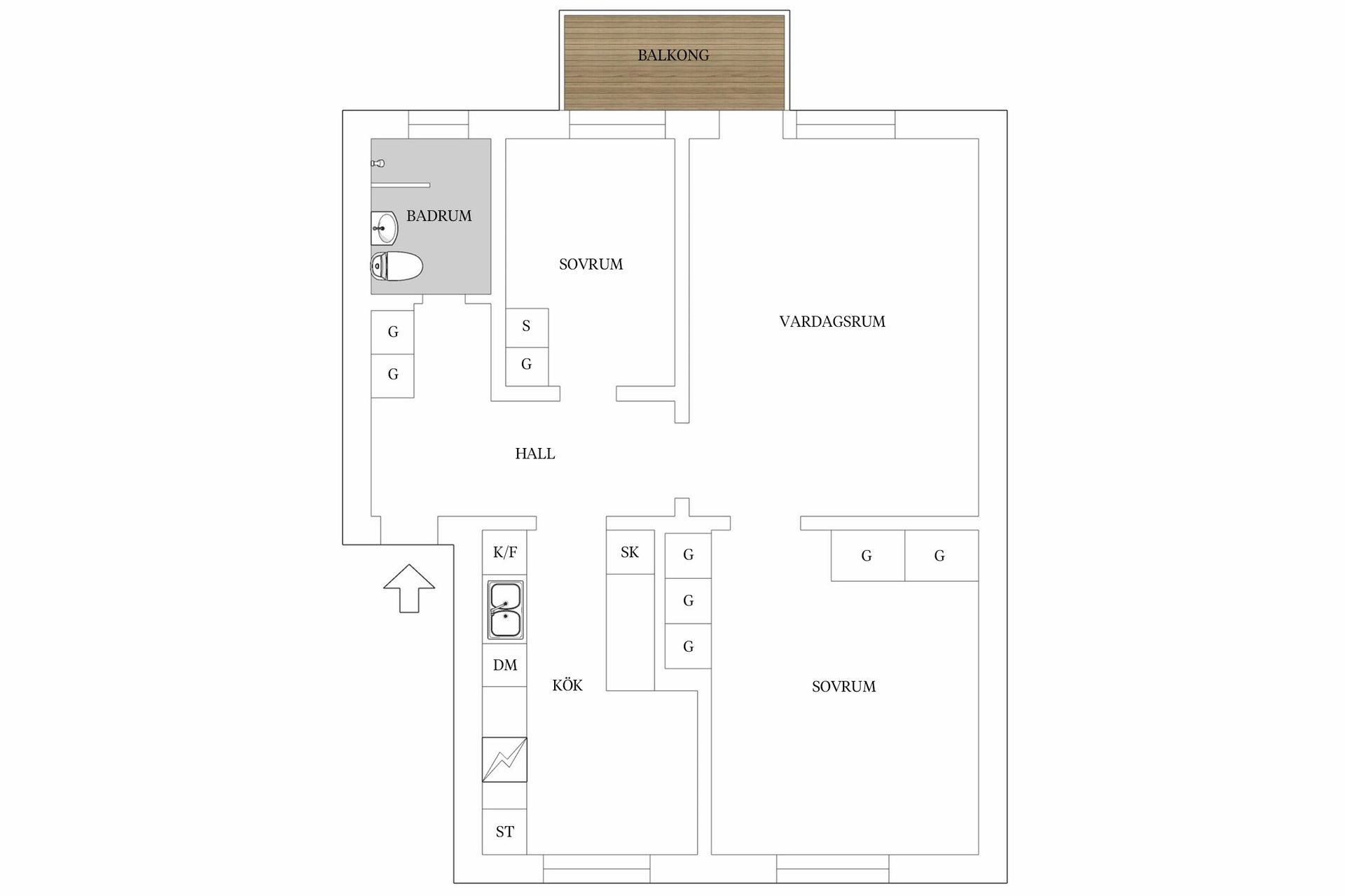 Bostadsrätt, Snövädersgatan 9, Biskopsgården, Göteborg