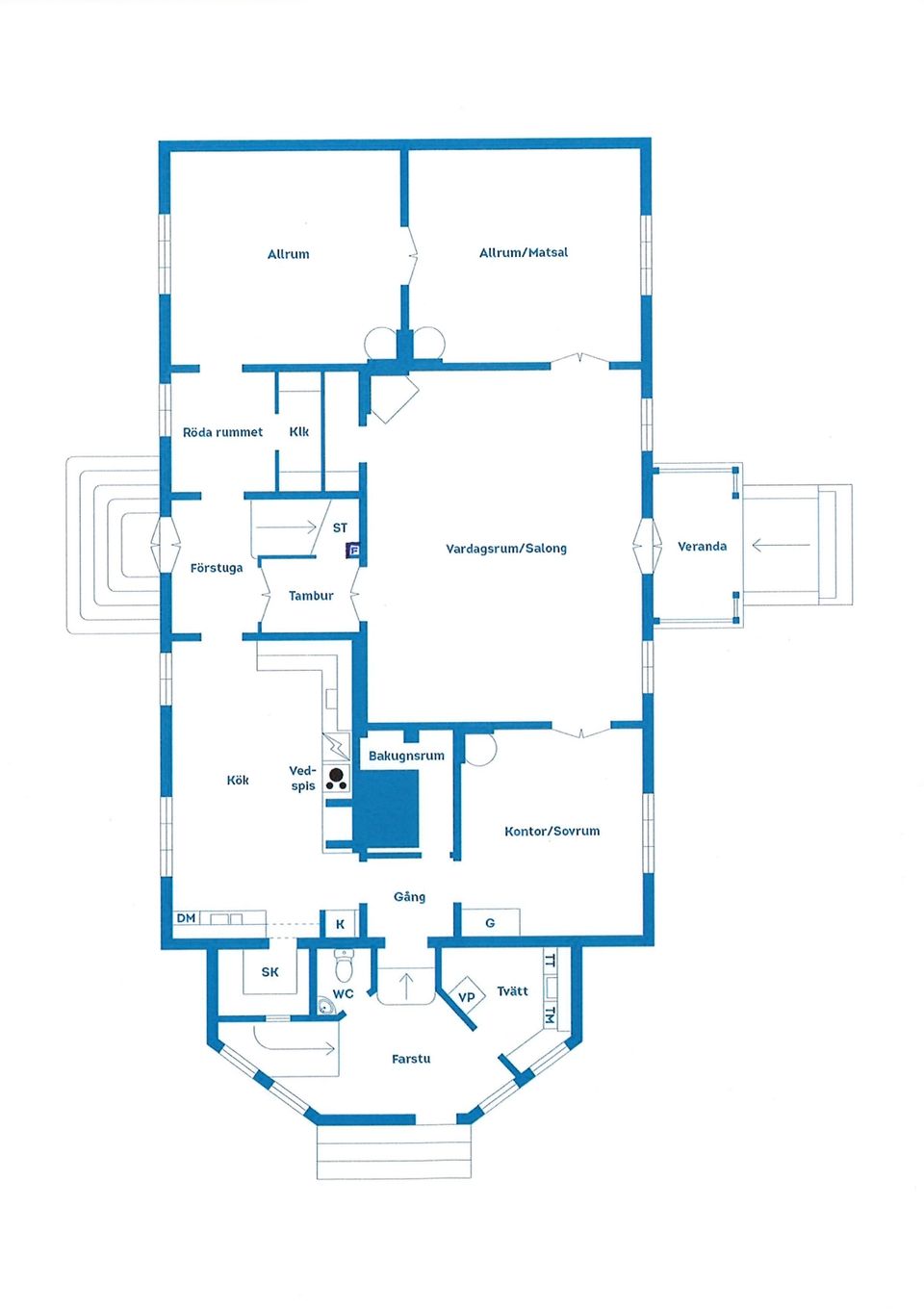 Villa, Suntak Klostergården 1, Suntak, Tidaholm