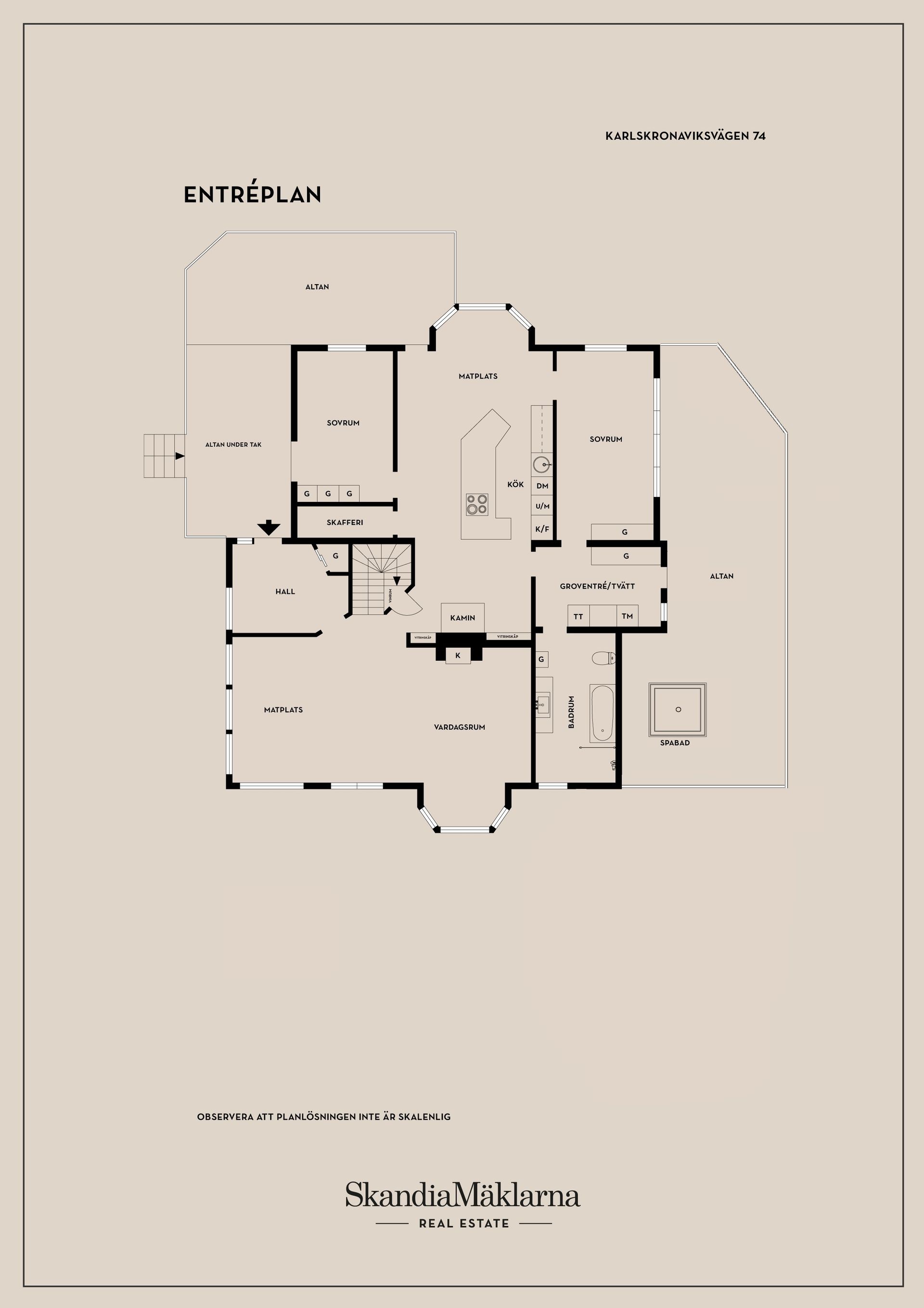 Villa, Karlskronaviksvägen 74, Salem