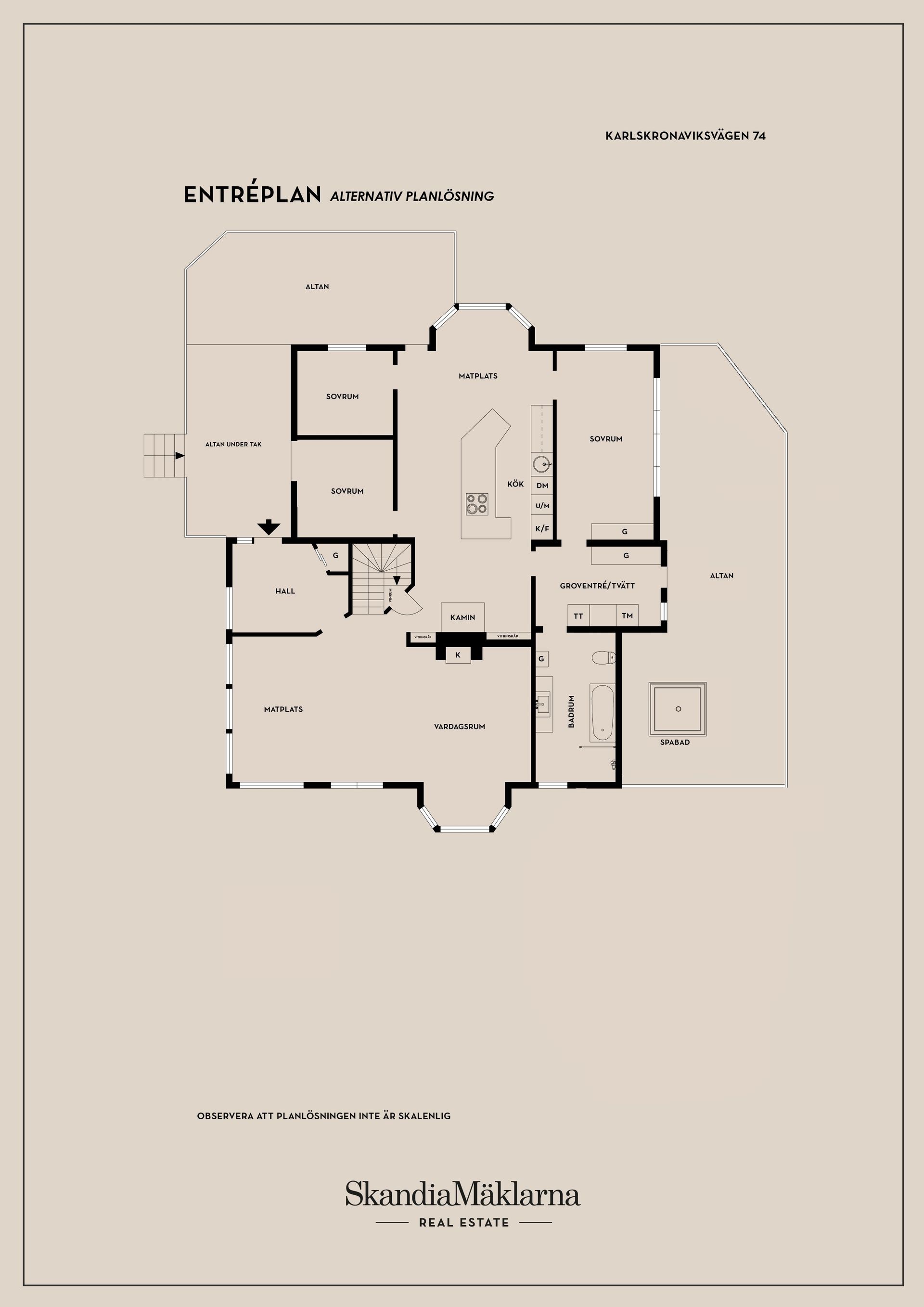 Villa, Karlskronaviksvägen 74, Salem