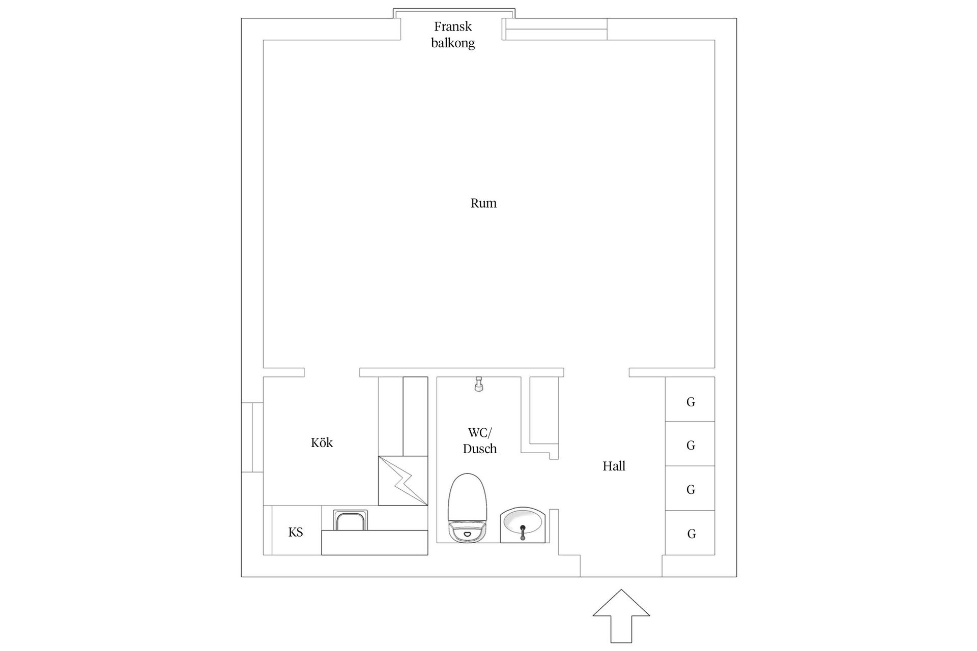 Bostadsrätt, Fyrskeppsvägen 42, Kärrtorp, Stockholm