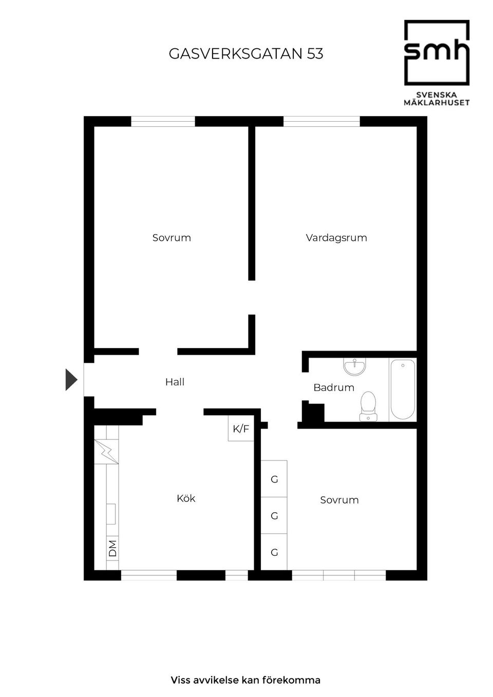 Bostadsrätt, Gasverksgatan 53, Högaborg, Helsingborg