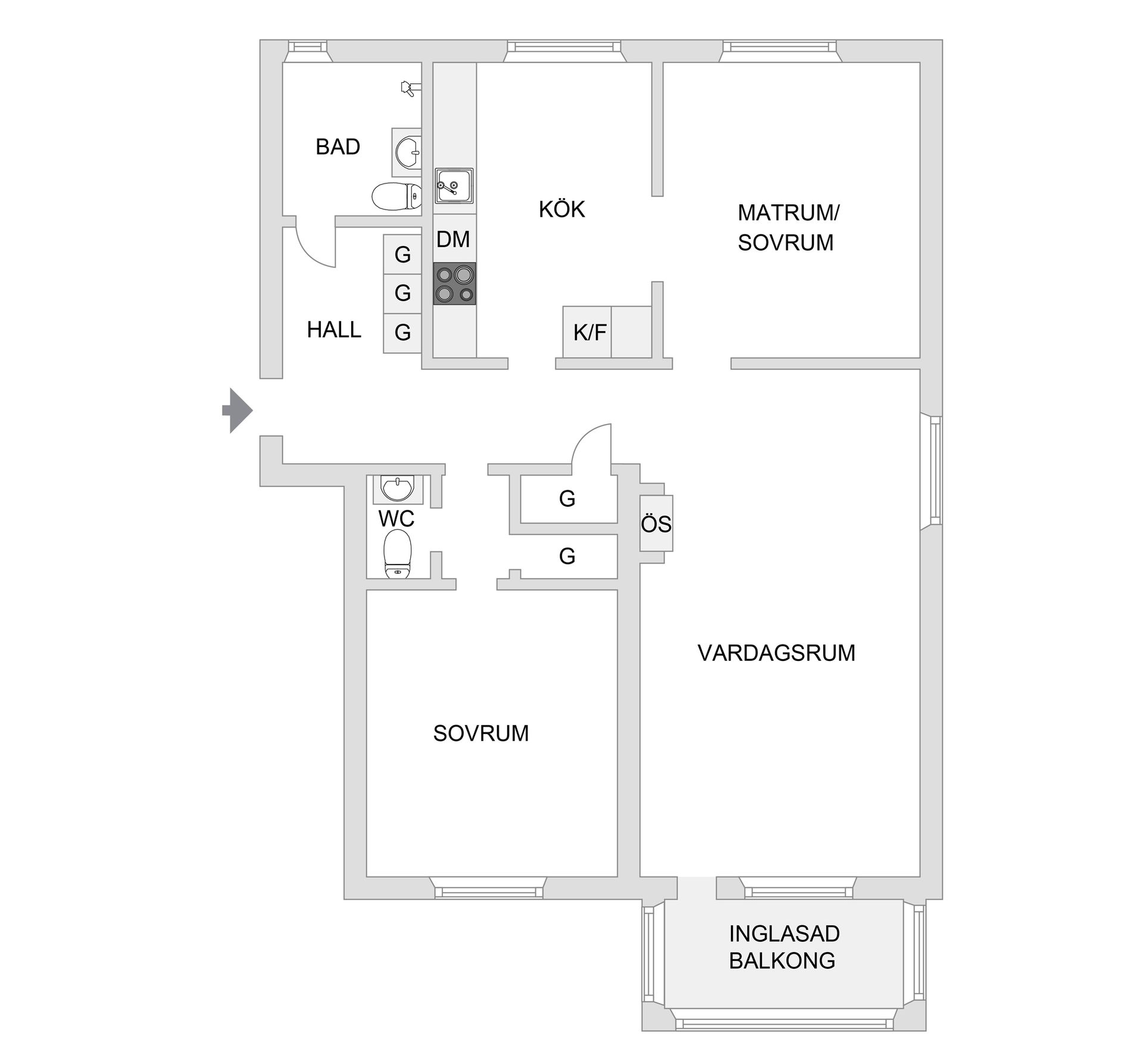 Bostadsrätt, Ringgatan 61A, Råtorp, Karlstad