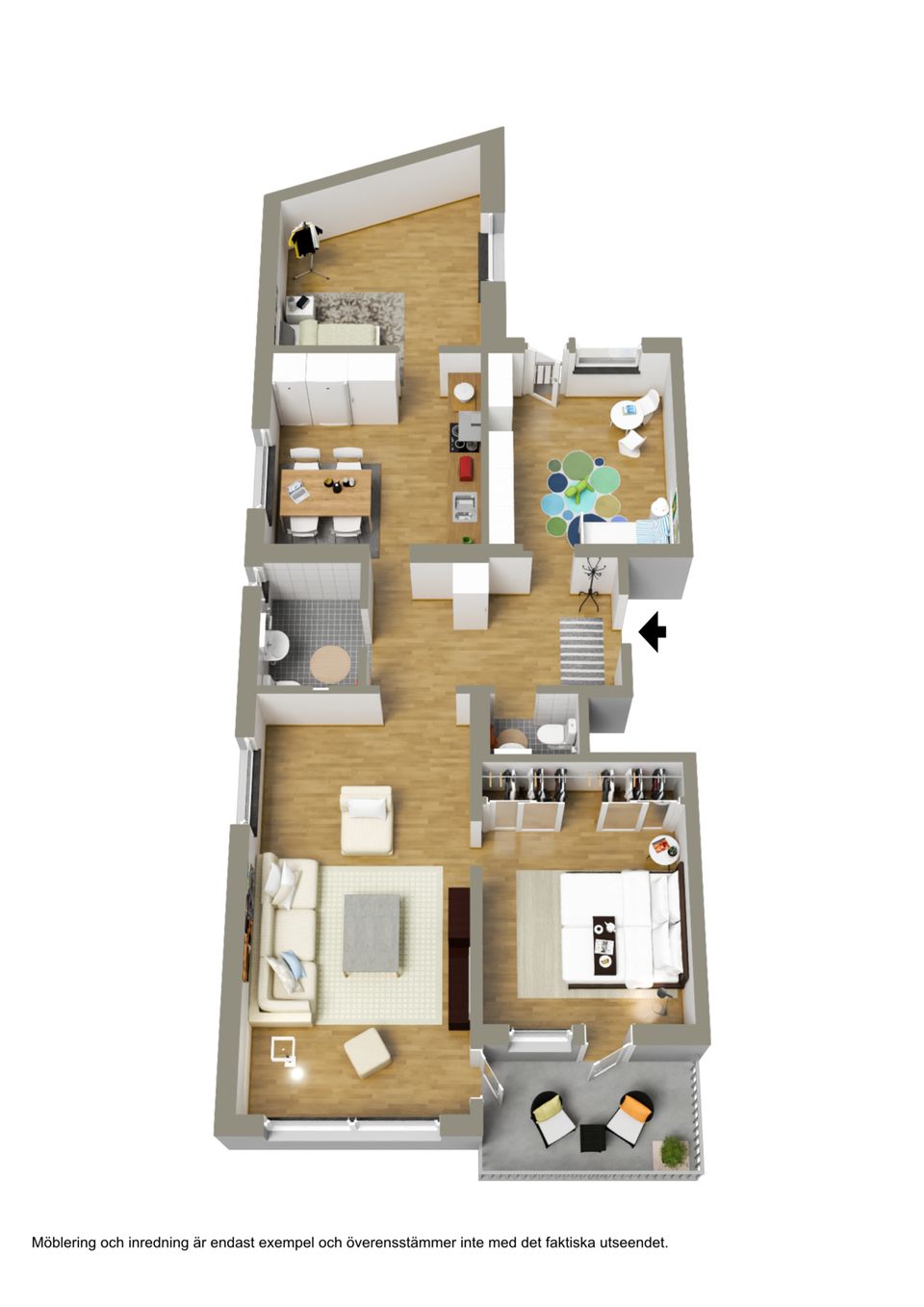 Bostadsrätt, Munkebergsgatan 66, Mjölkudden, Luleå