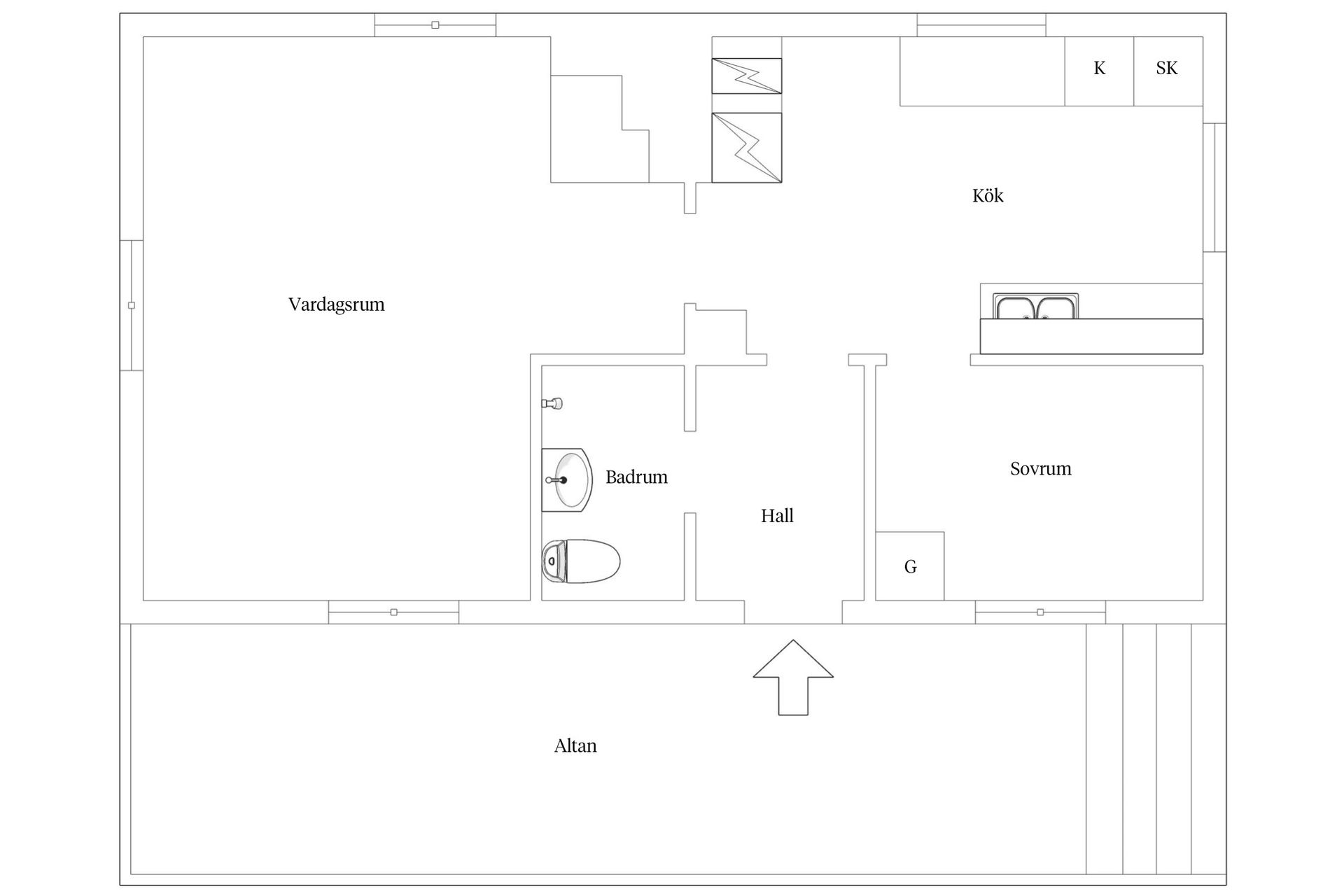 Fritidshus, Fjällgården 662, Berg