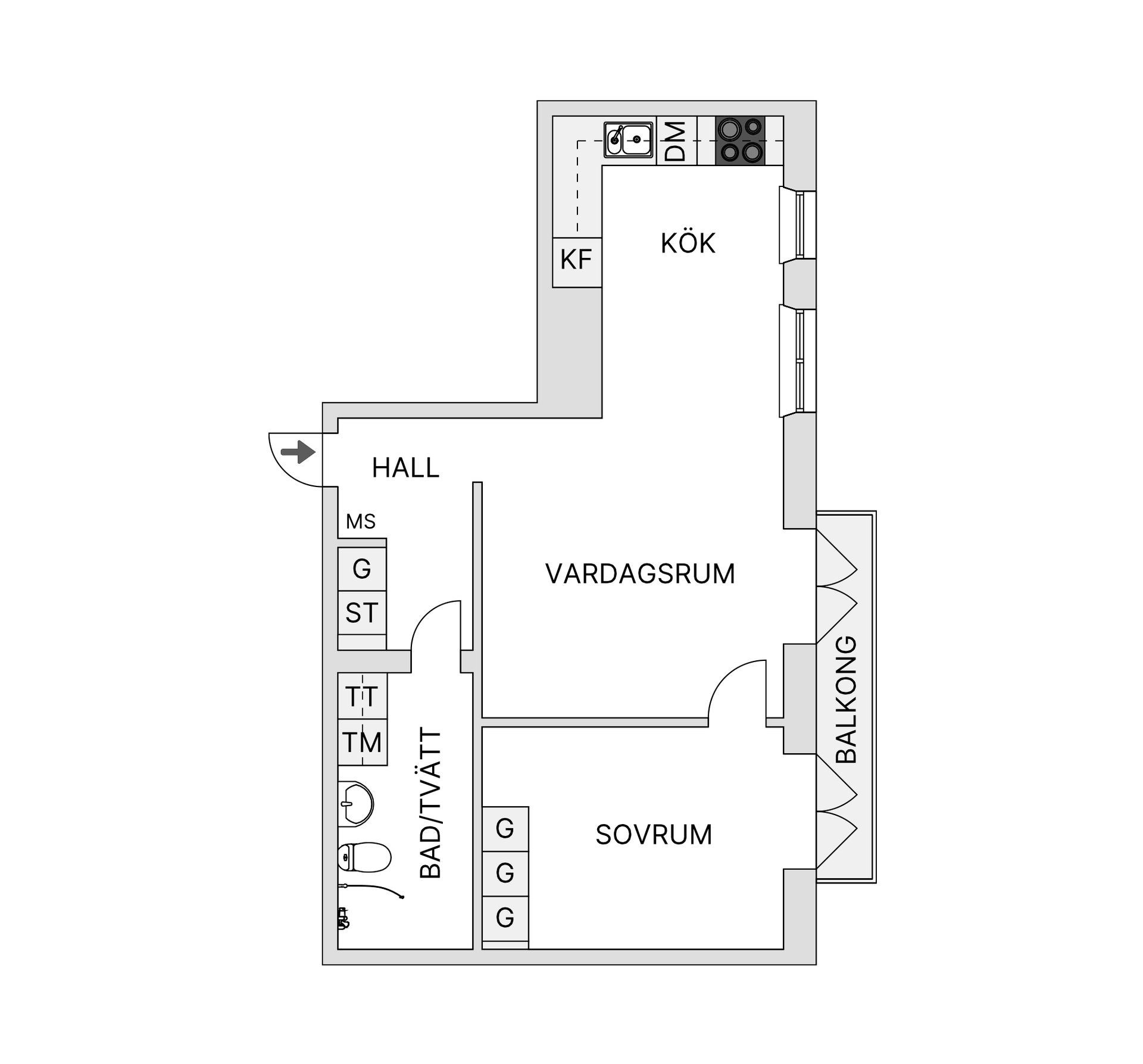 Bostadsrätt, Långängen 1B, Centrala Hisingen Kvillebäcken, Göteborg