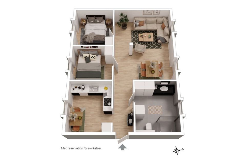 Bostadsrätt, Västra Kyrkogatan 6, Centrum, Härnösand