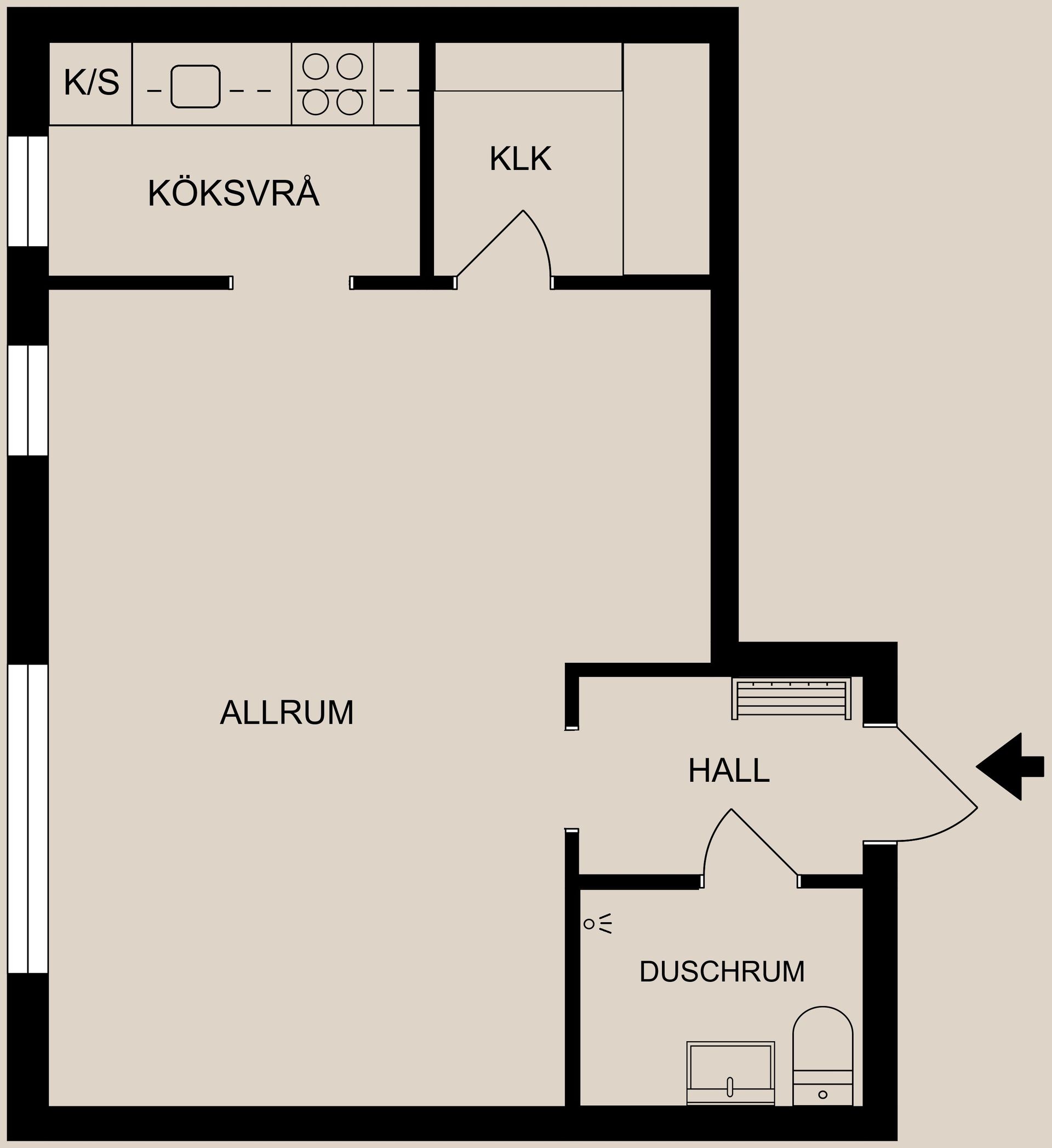 Bostadsrätt, Hultsjövägen 7A, Lotorp, Finspång