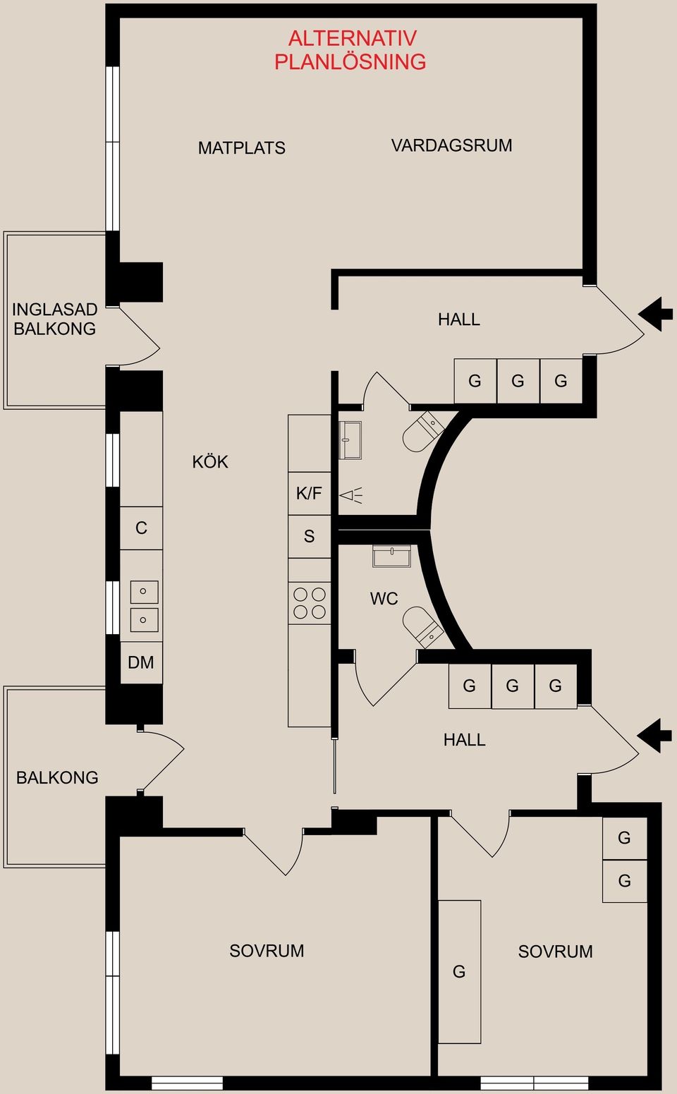 Bostadsrätt, Himmelstalundsvägen 20, Norr, Norrköping
