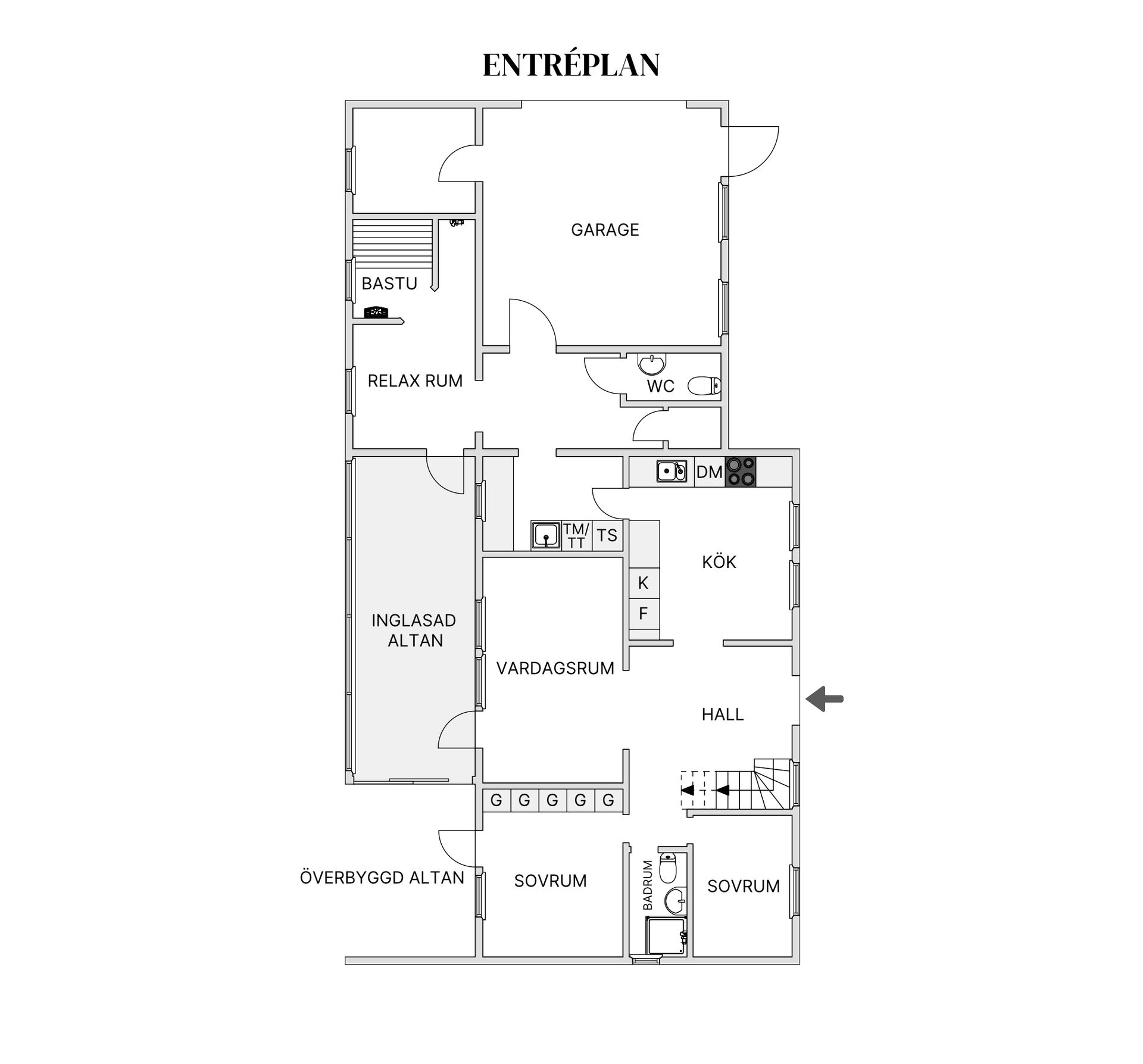 Villa, Gideons väg 1, Södra Svartbyn, Boden