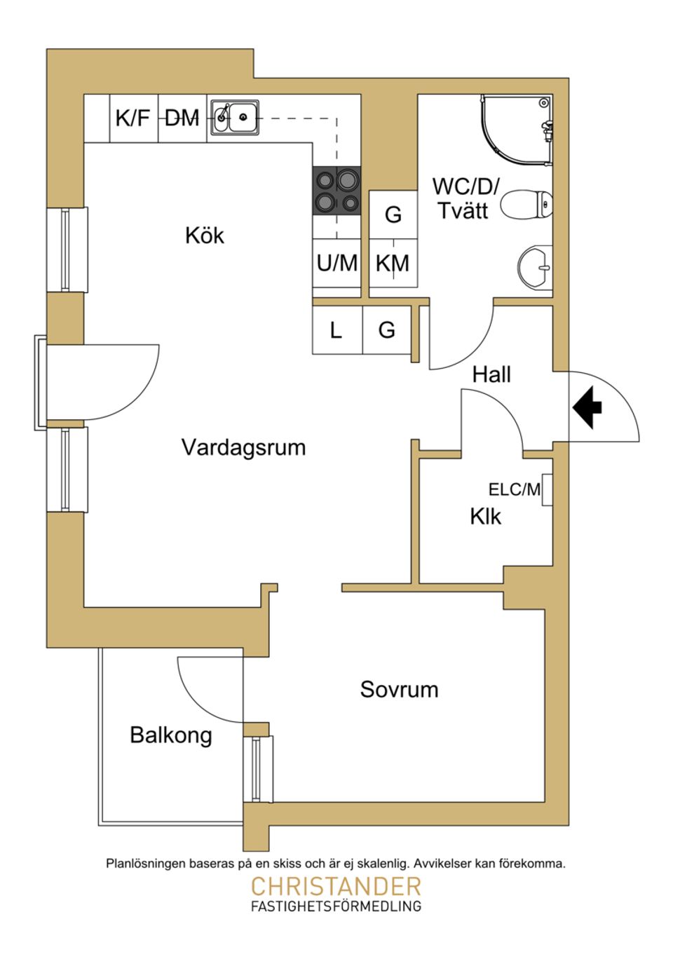 Bostadsrätt, Kvarnbygatan 51, Kvarnbyn, Mölndal