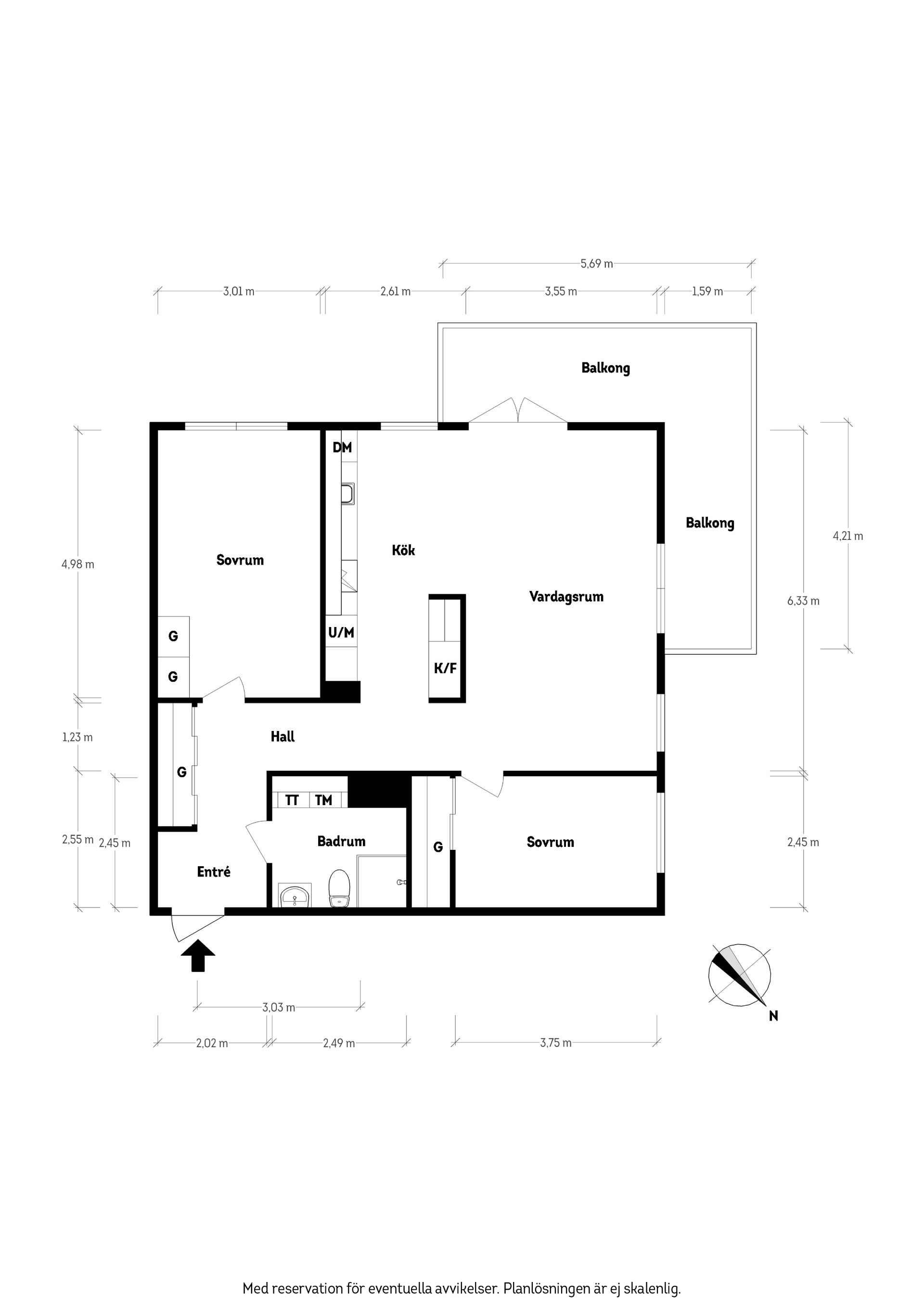 Bostadsrätt, Träkilsgatan 48, Björkekärr, Göteborg