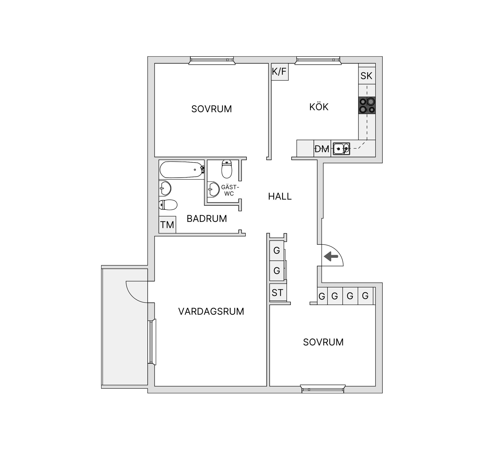 Bostadsrätt, Lillåkersvägen 32, Högsätra, Lidingö