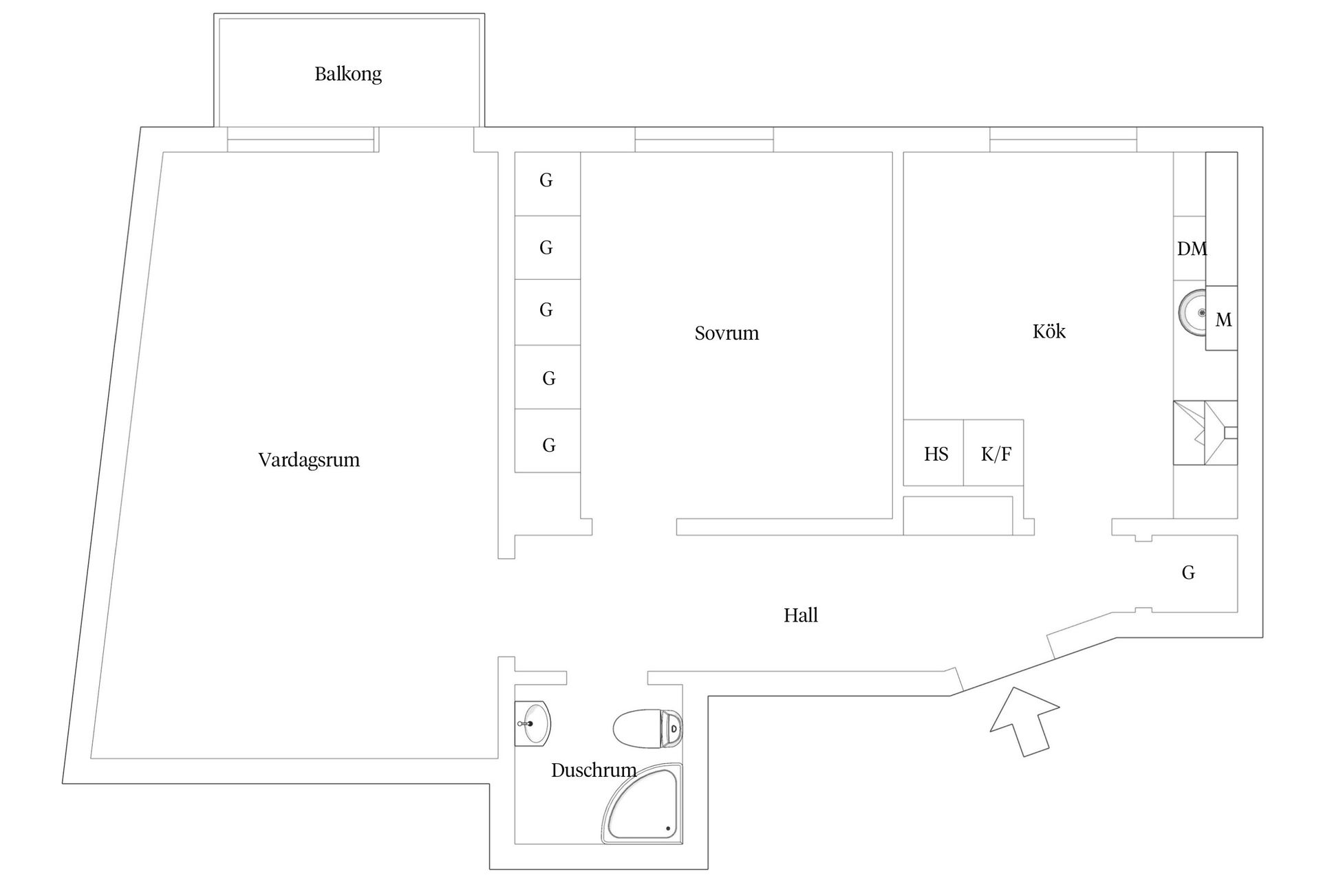 Bostadsrätt, Tingbergsgatan 17, Kvarnberget, Karlstad