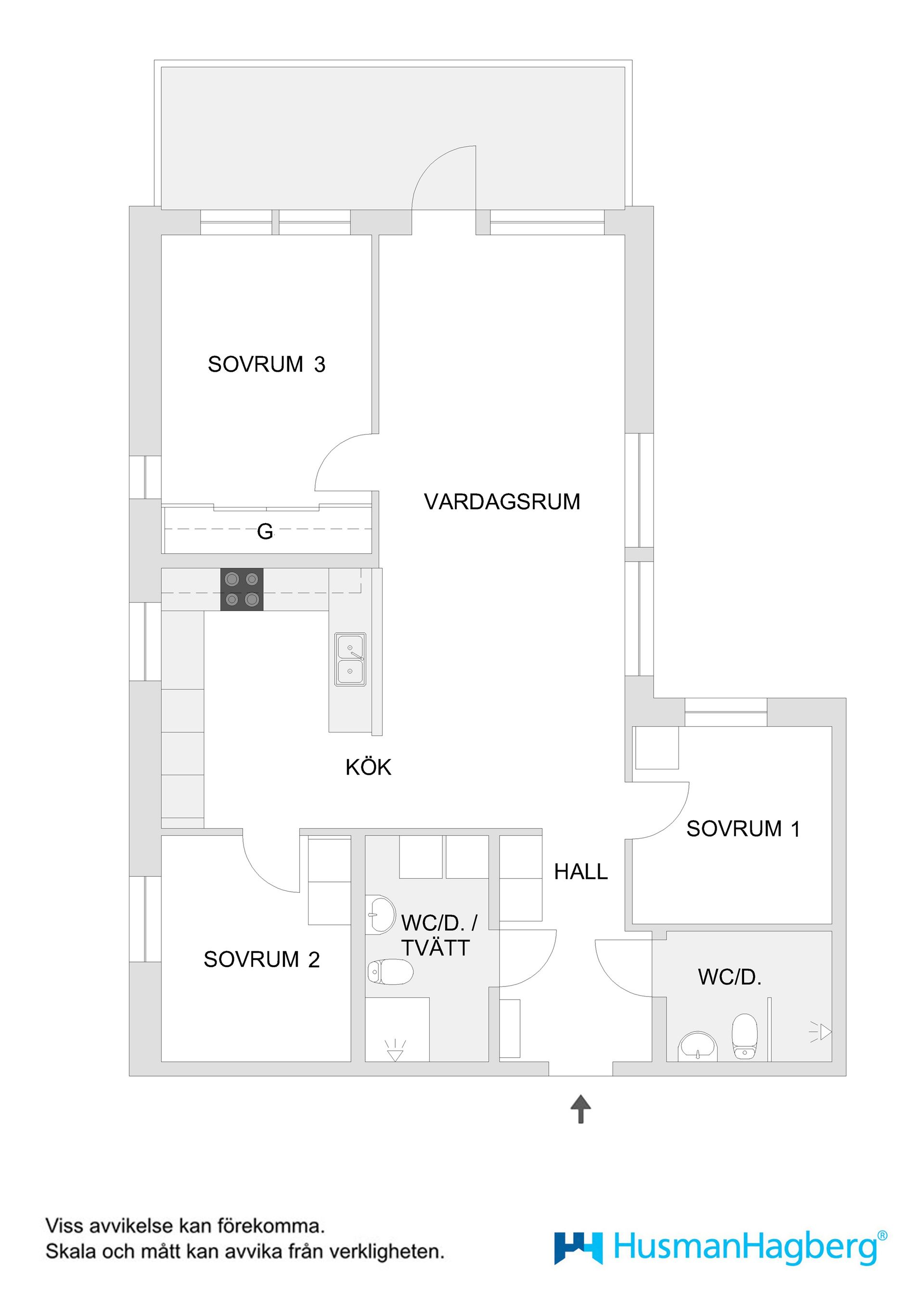 Bostadsrätt, Örtgränd 8, Tomtebo, Umeå