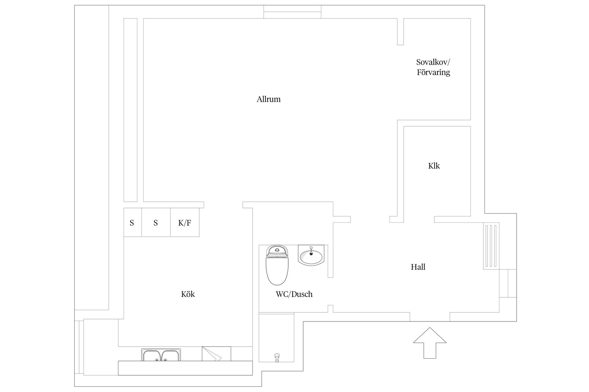 Bostadsrätt, Hovsgatan 15A, Centrum, Växjö