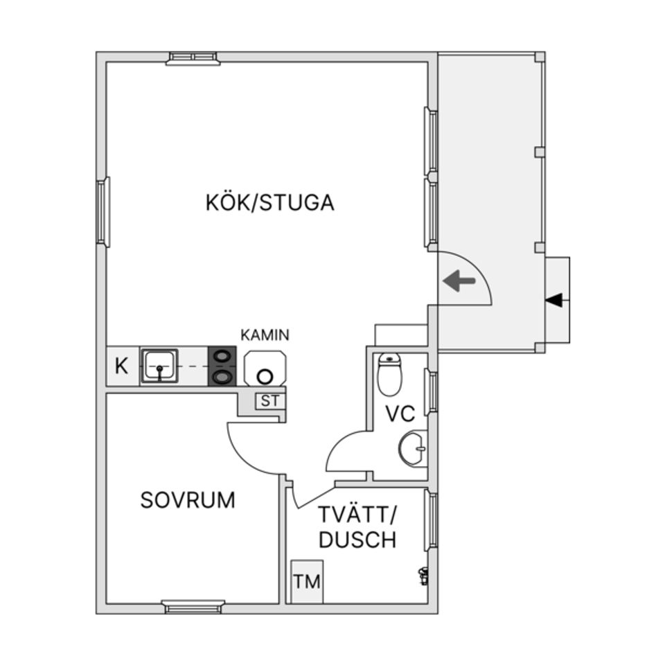Fritidshus, Åsvägen 10, Laxforsen, Kiruna