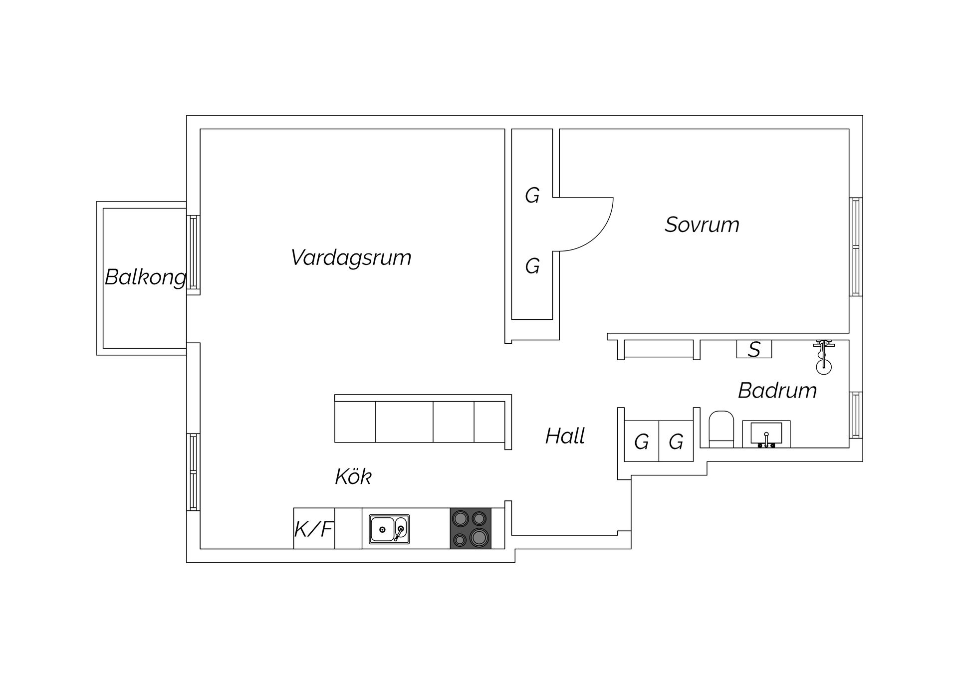 Bostadsrätt, Skridskovägen 22, Västertorp, Stockholm