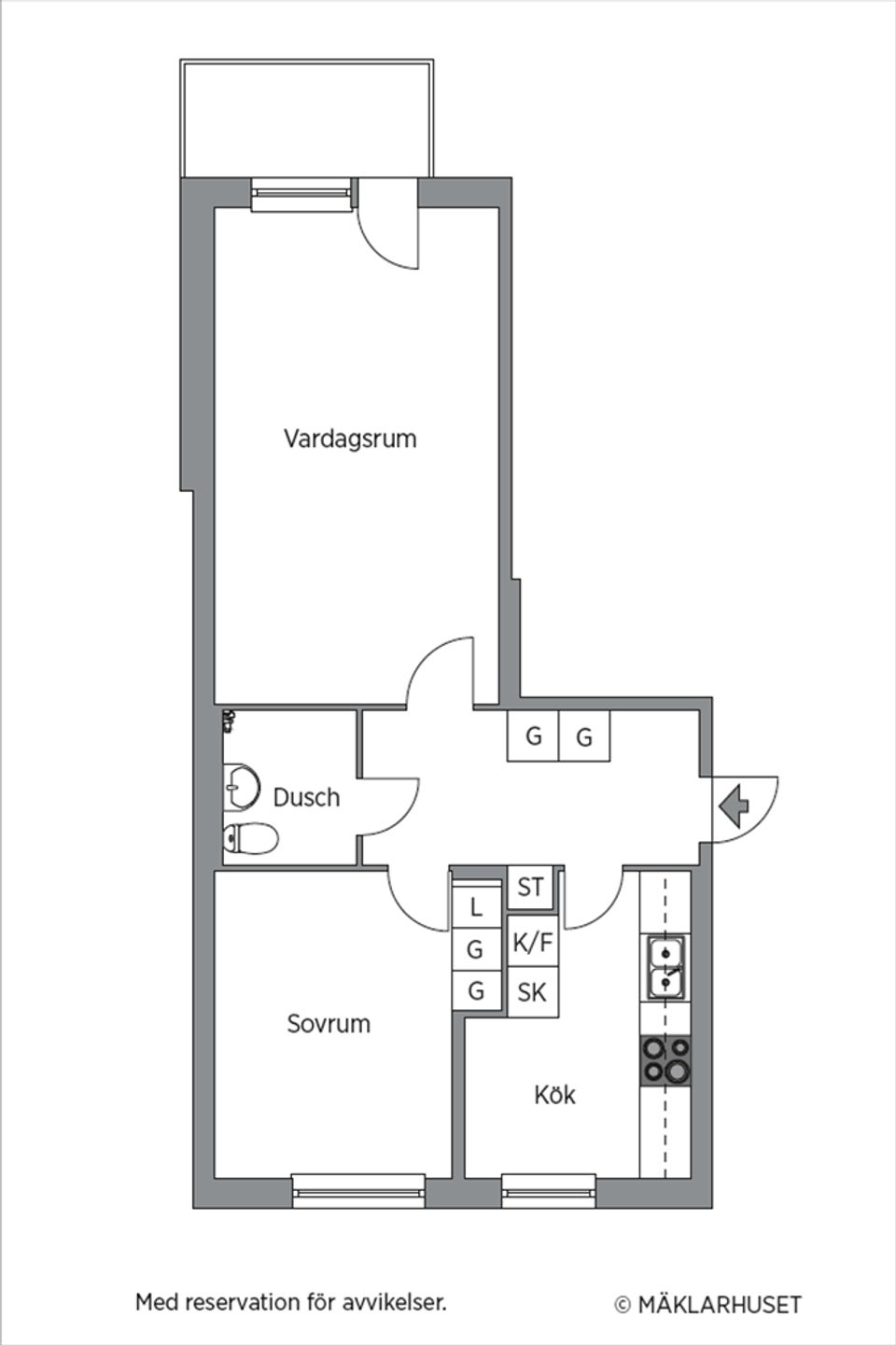 Bostadsrätt, Hospitalsgatan 1, Centrum, Härnösand