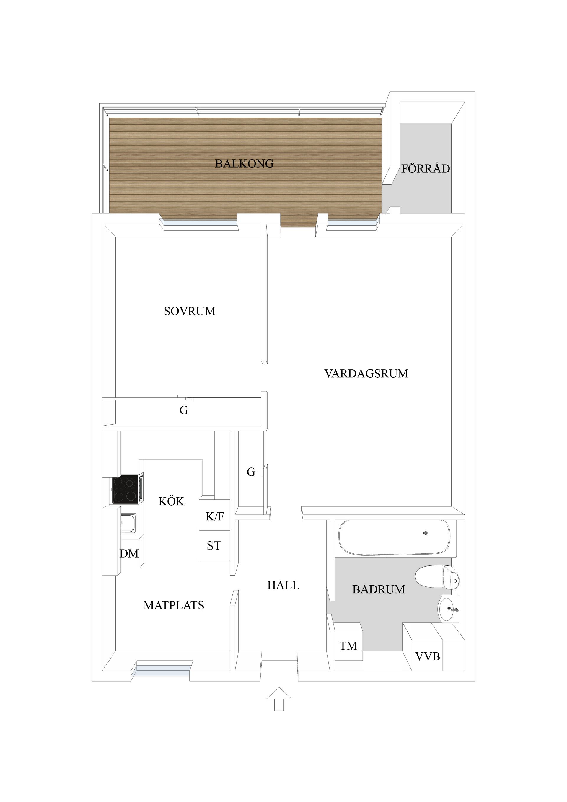 Bostadsrätt, Sommarvägen 28D, Bollstanäs, Upplands Väsby