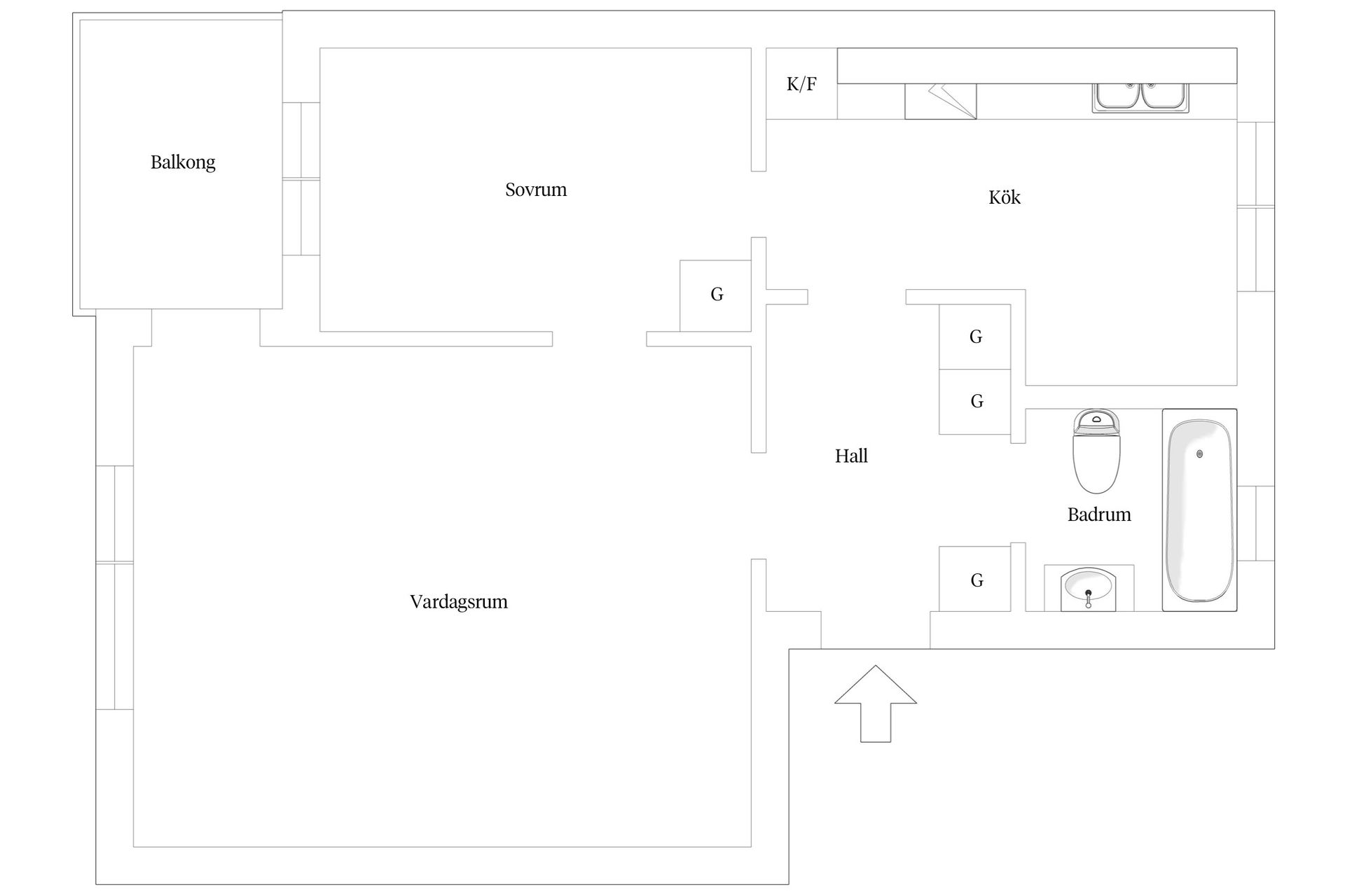 Bostadsrätt, Lars kaggsgatan 28B, Gamlestaden, Göteborg